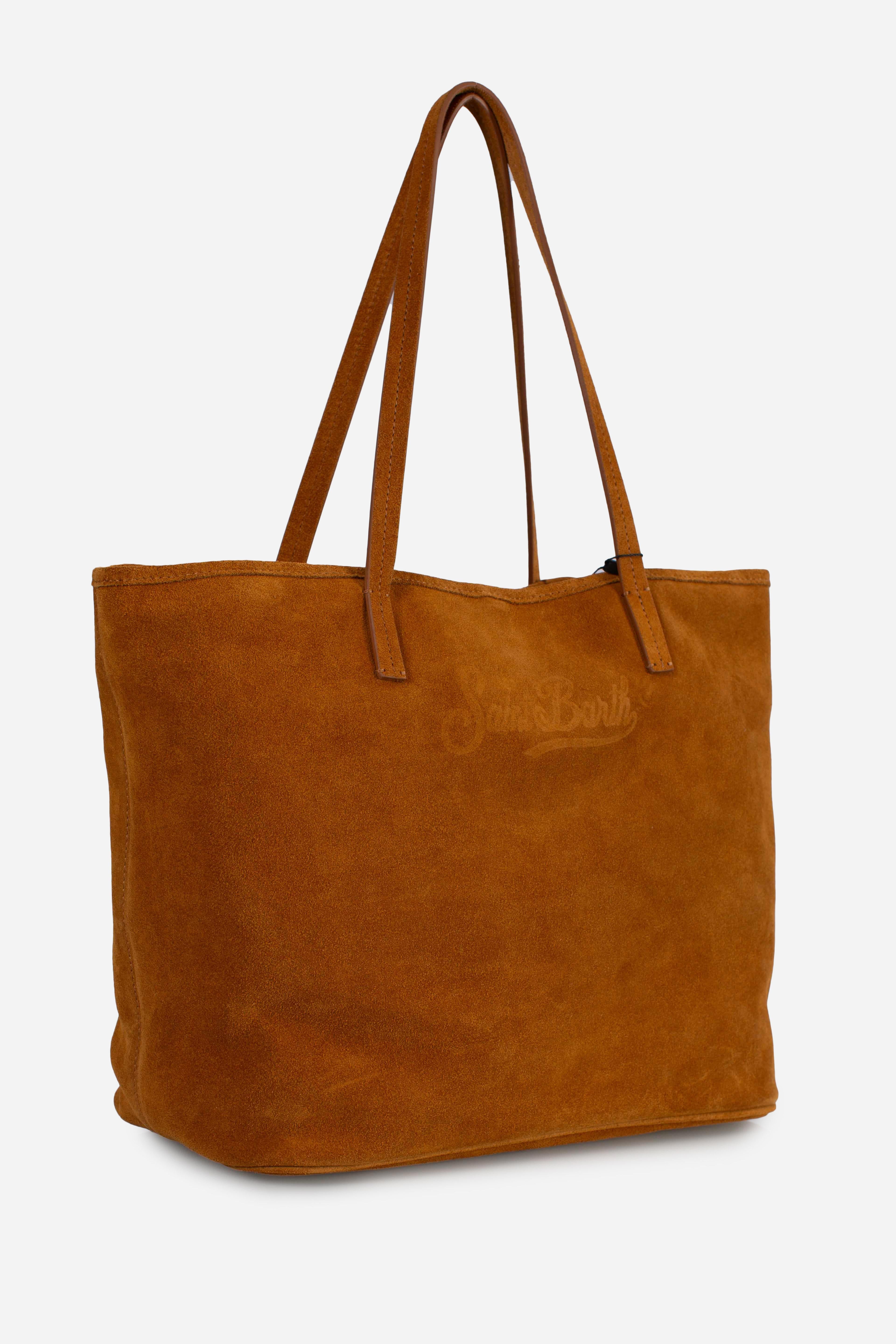 City bag suede camel