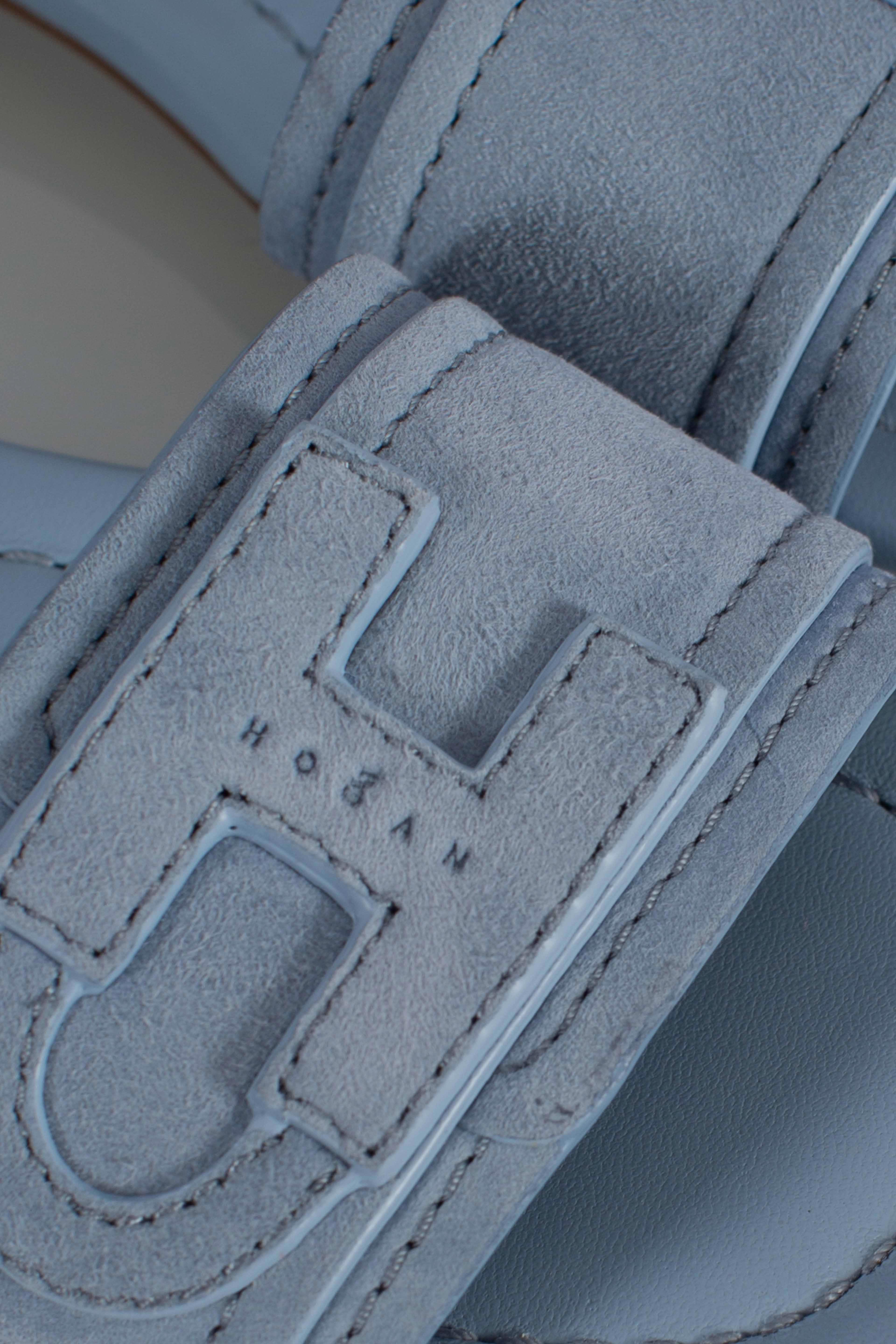 Sandali Flat Hogan H685 Azzurro