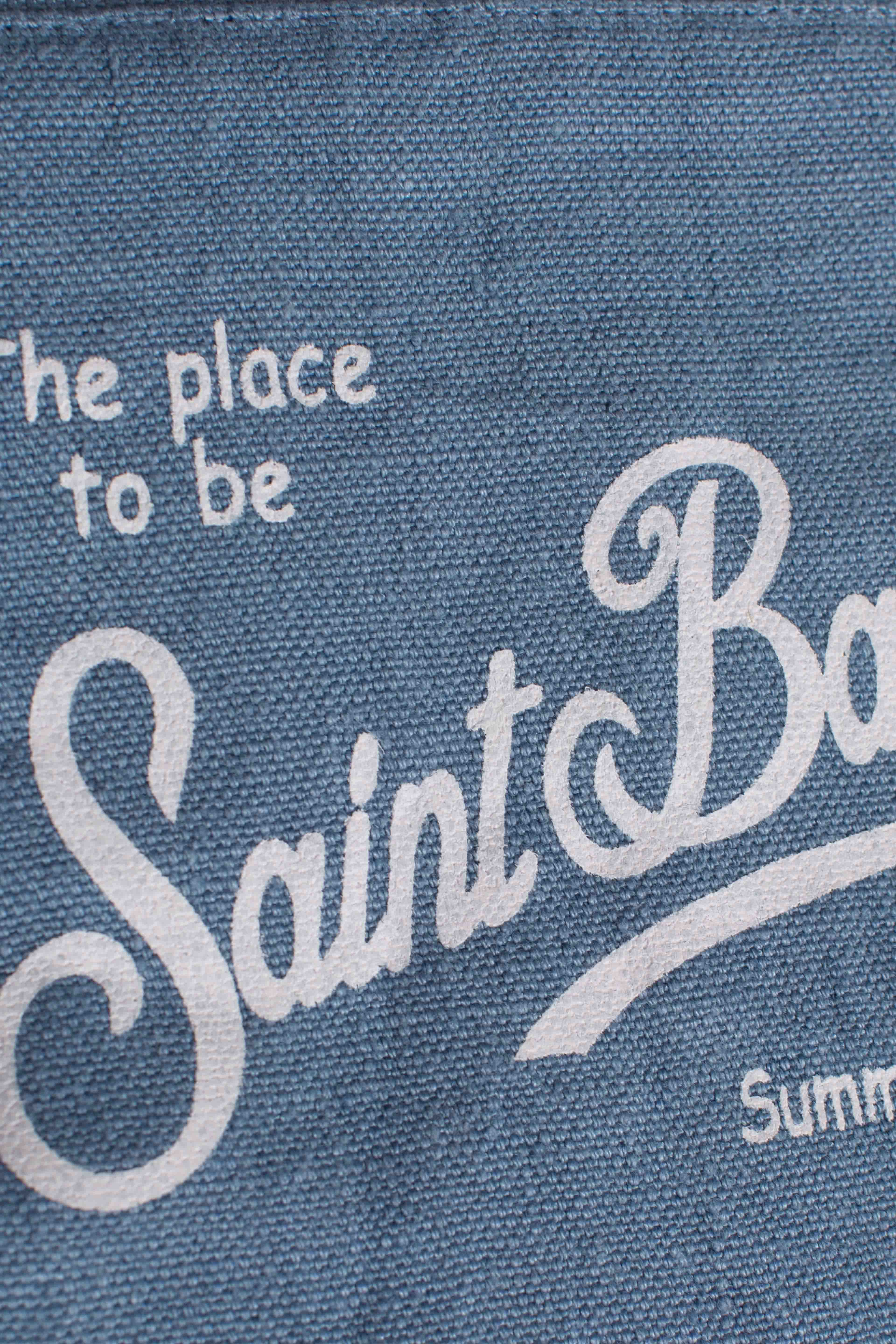 Pochette Aline in lino denim