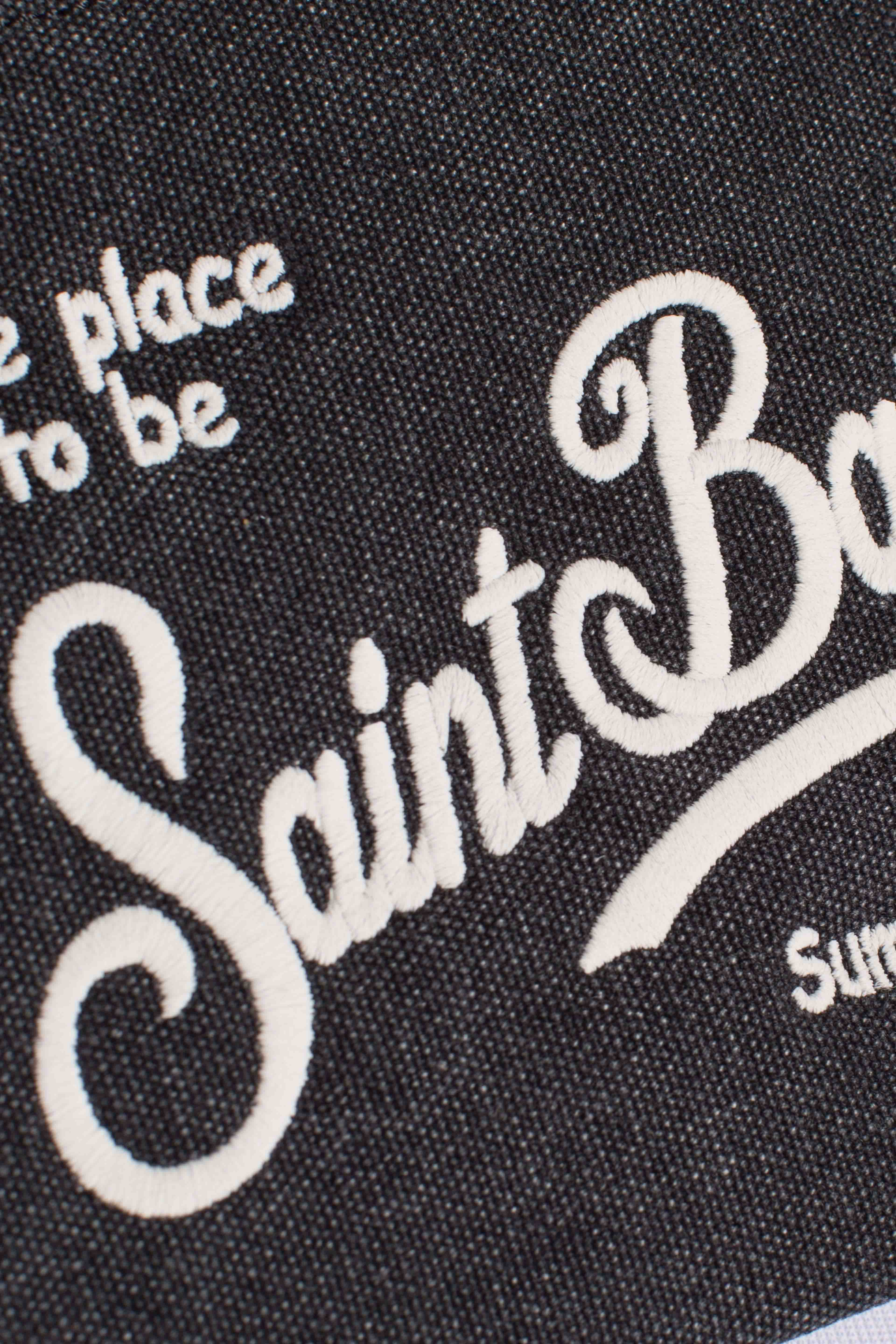 Pochette Aline in canvas black