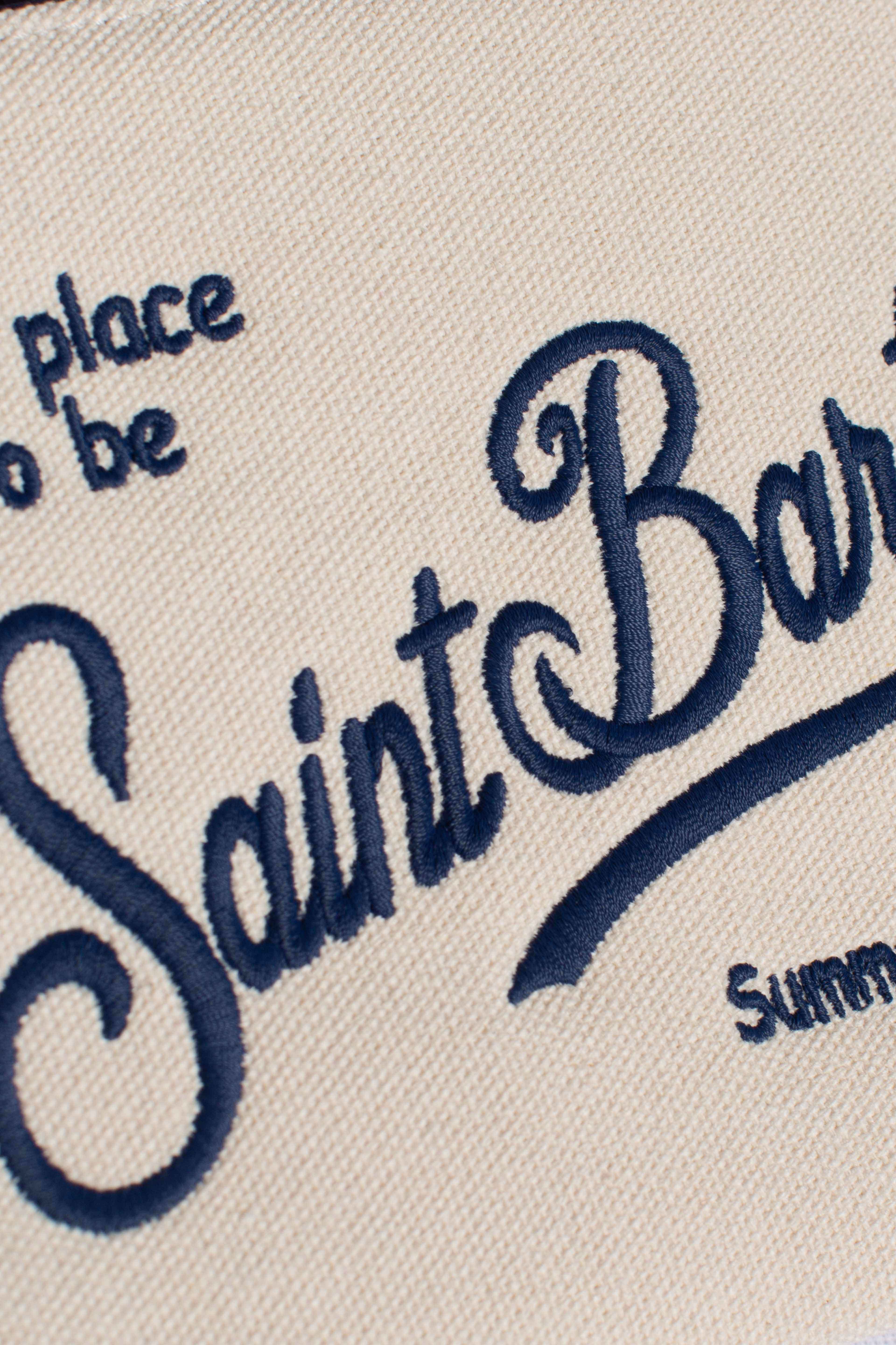 Pochette Aline in canvas cream