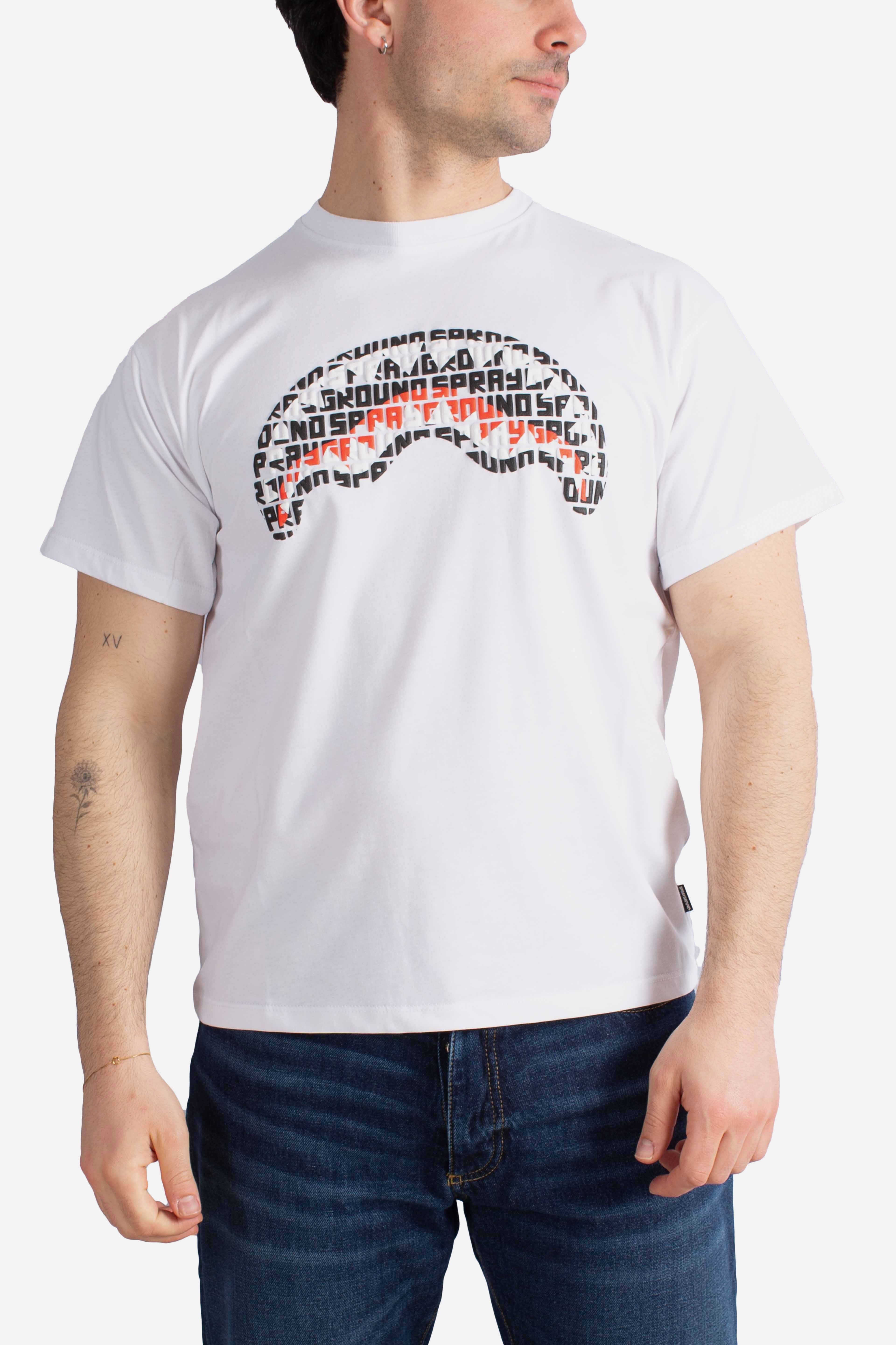 T-shirt infinity shark regular t-shirt white