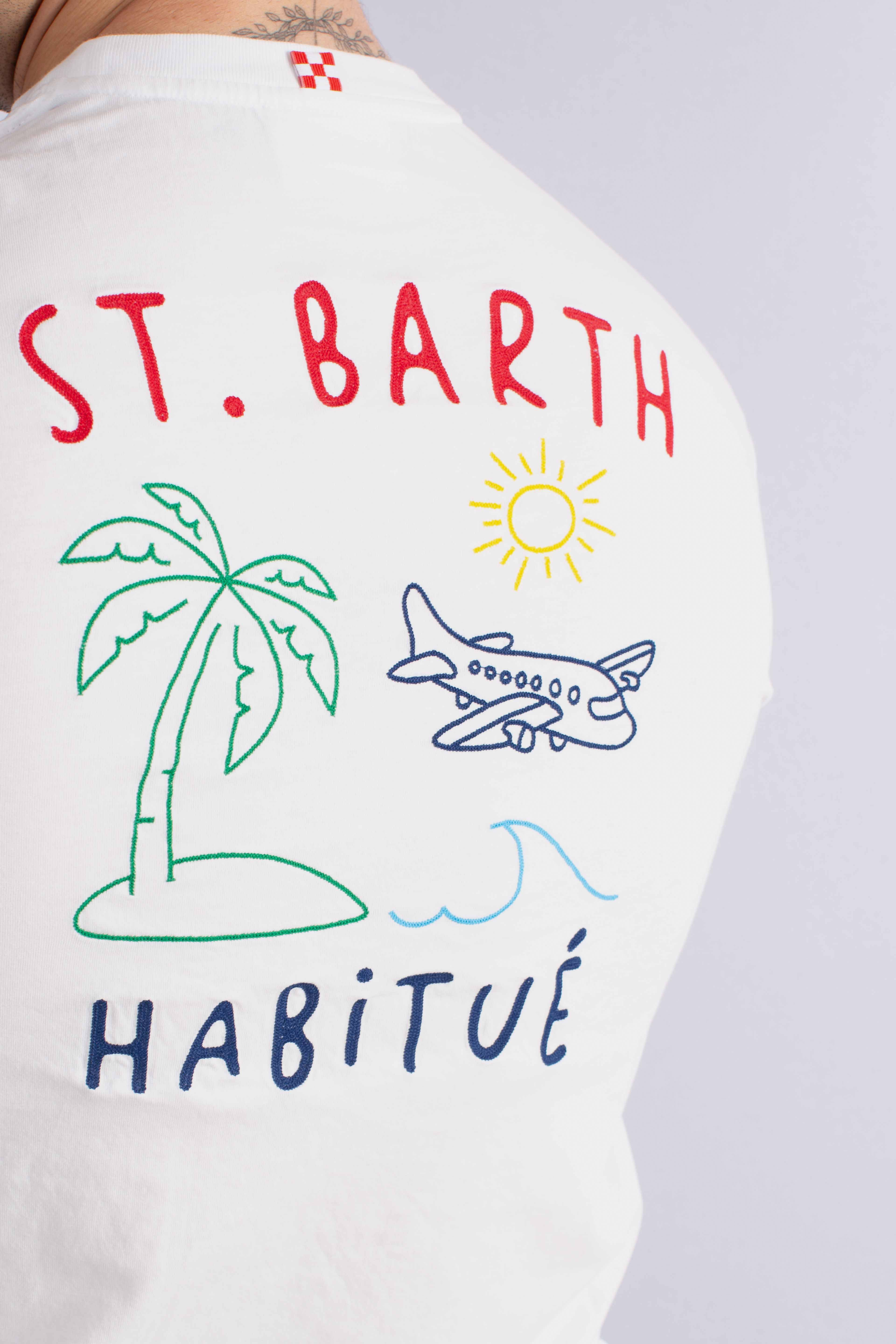 T-SHIRT PORTLAND ST.BARTH SUMMER WHITE