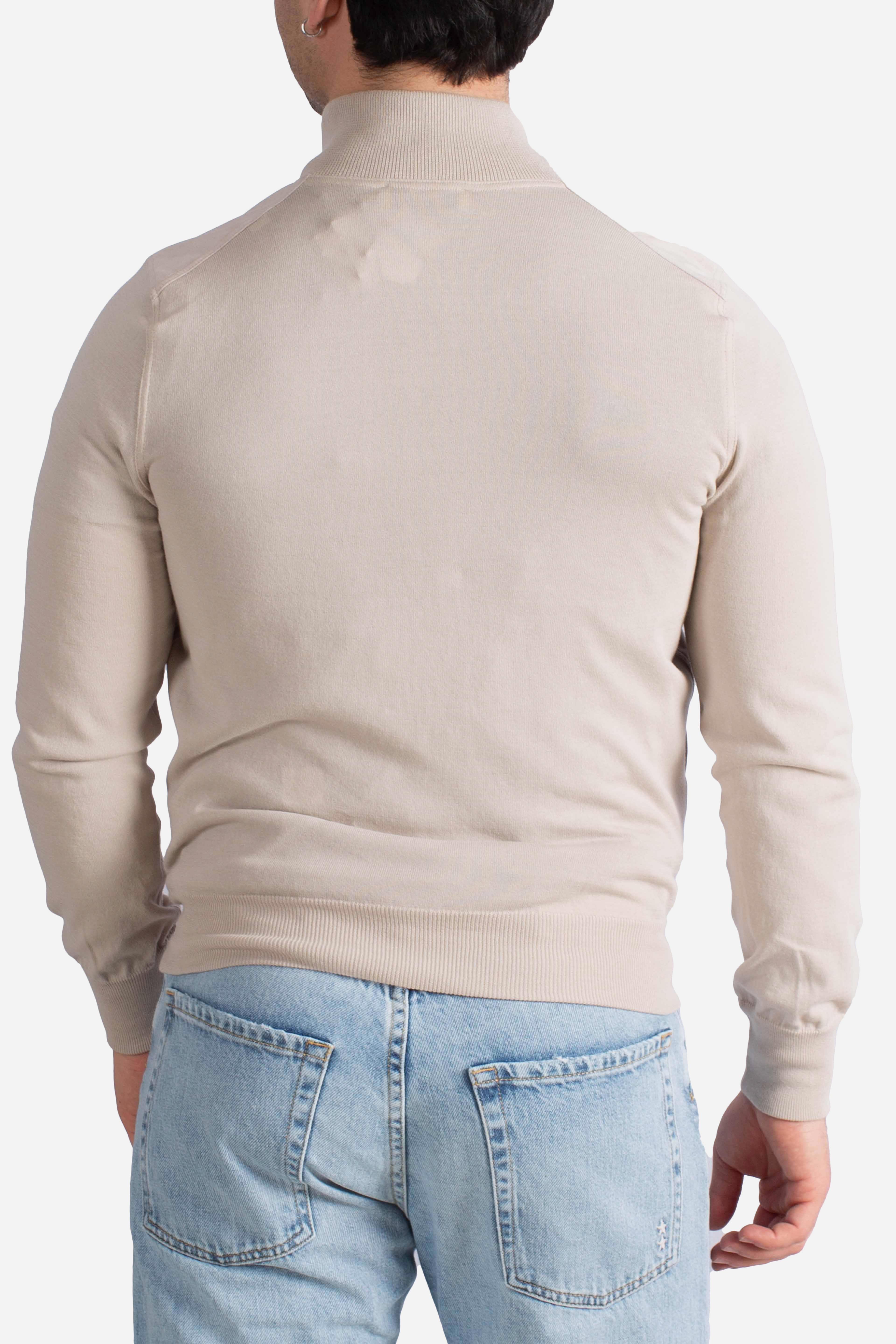 Giubbino Gran Sasso in alcantara beige