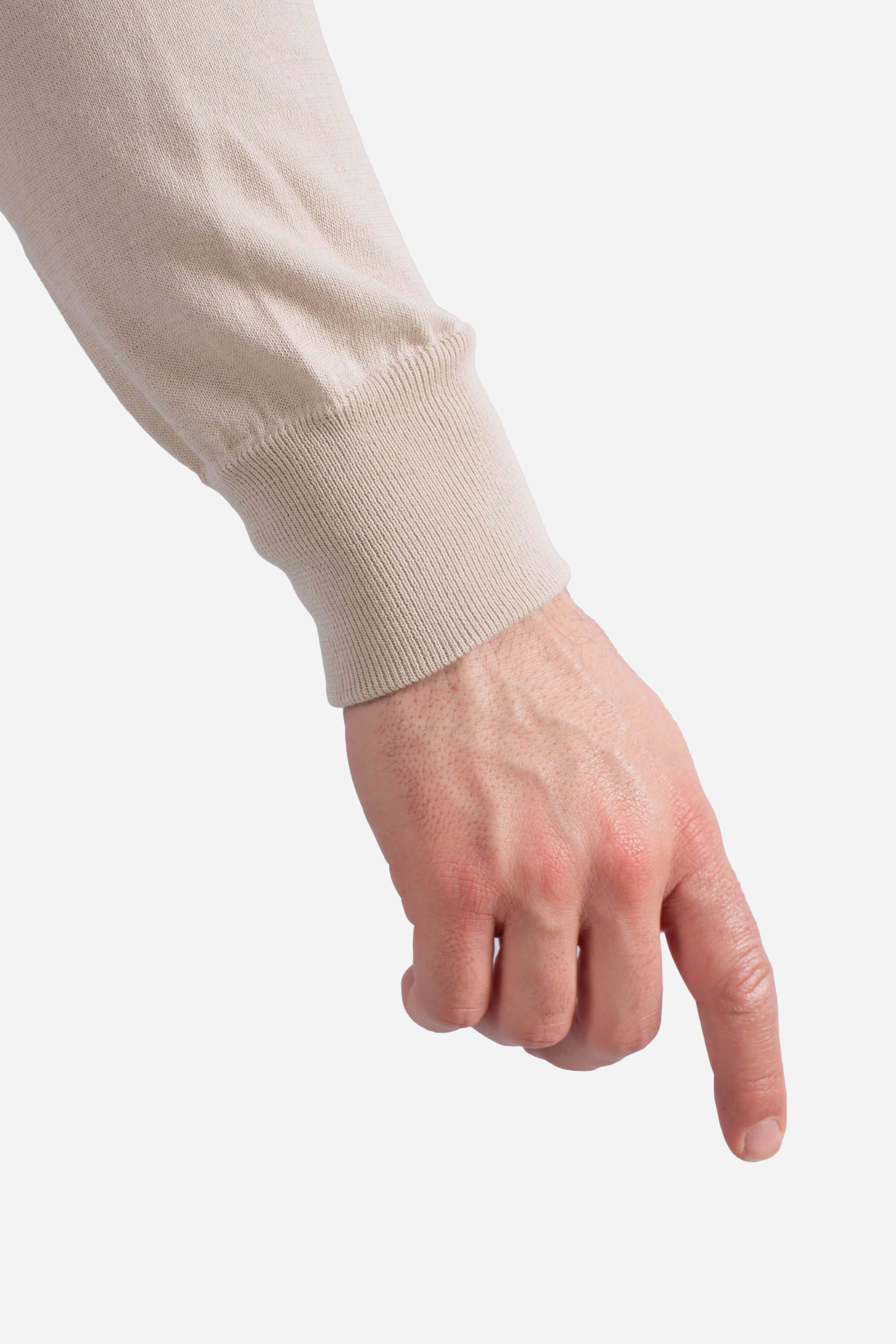 Giubbino Gran Sasso in alcantara beige