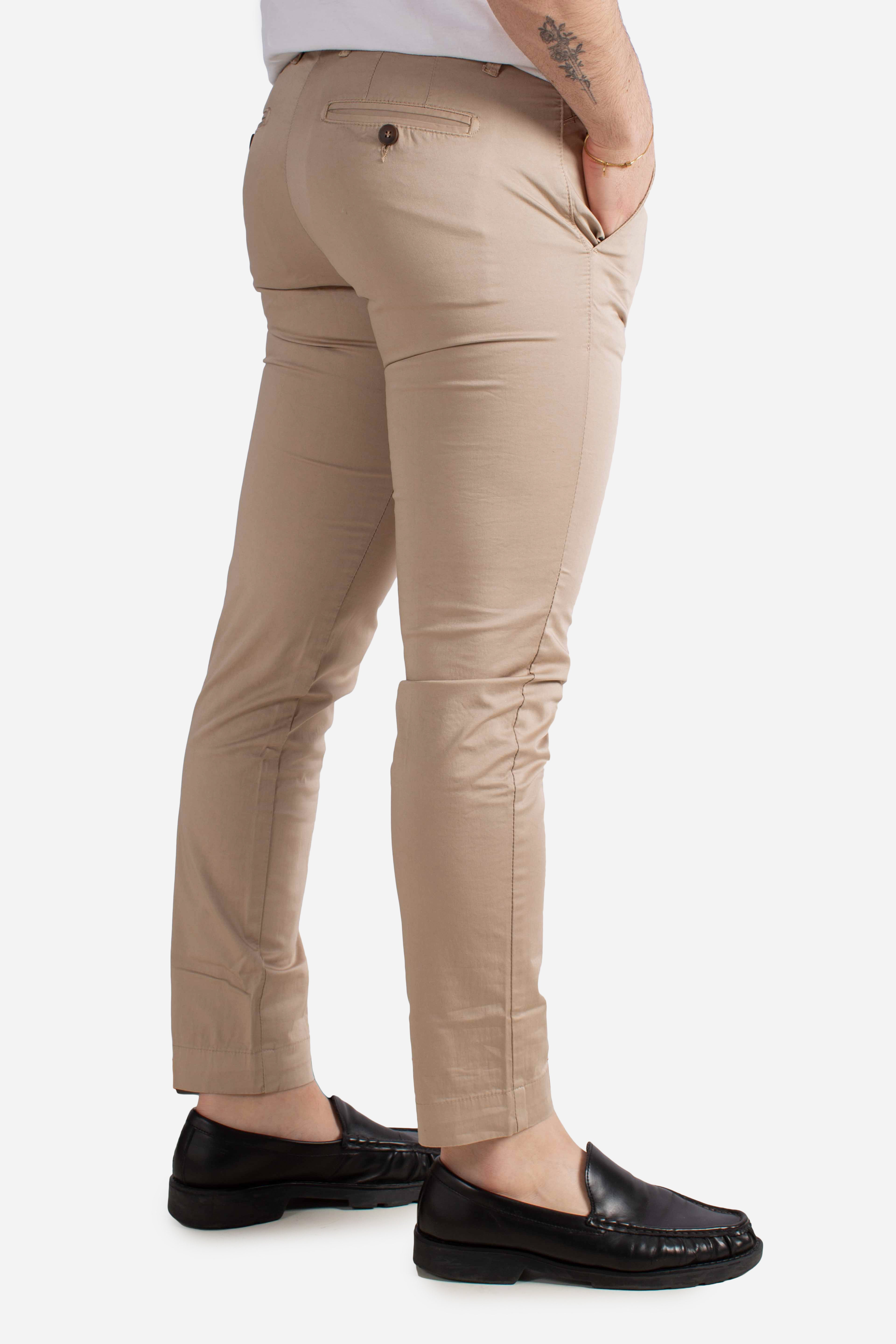 Pantalone Napoli beige scuro