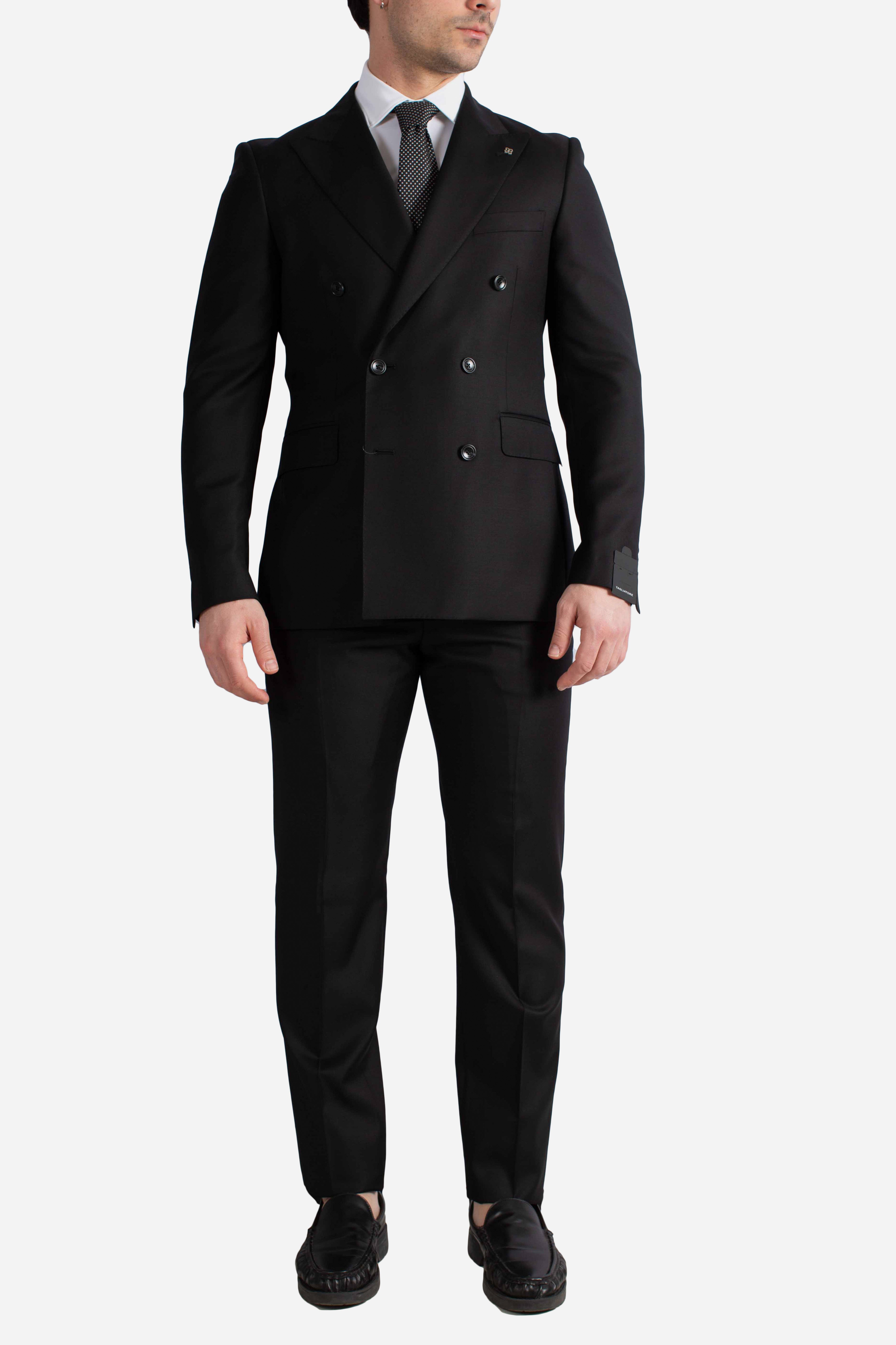 Abito Bruce Tagliatore doppiopetto nero