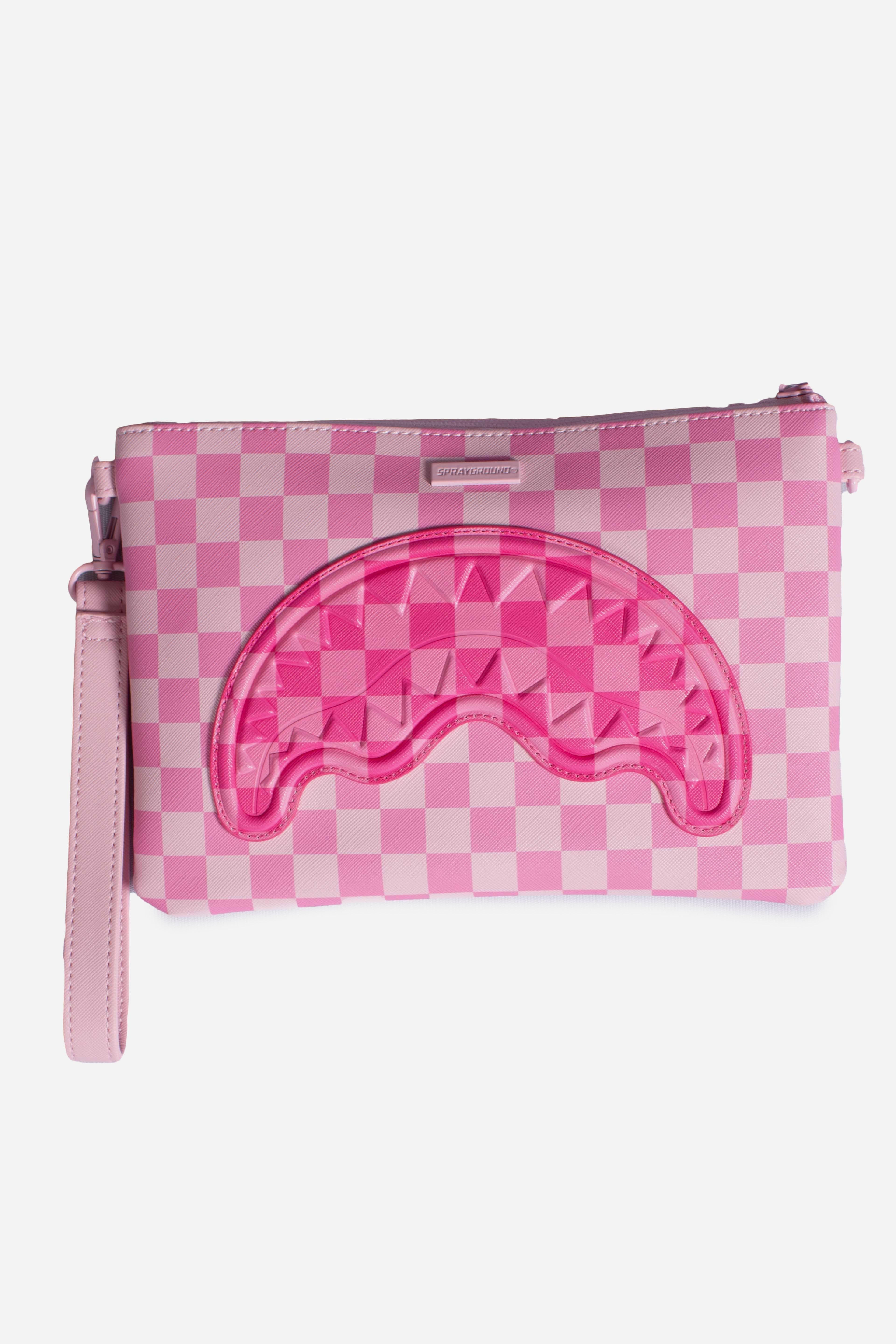 Pochette pink sip patch crossbody