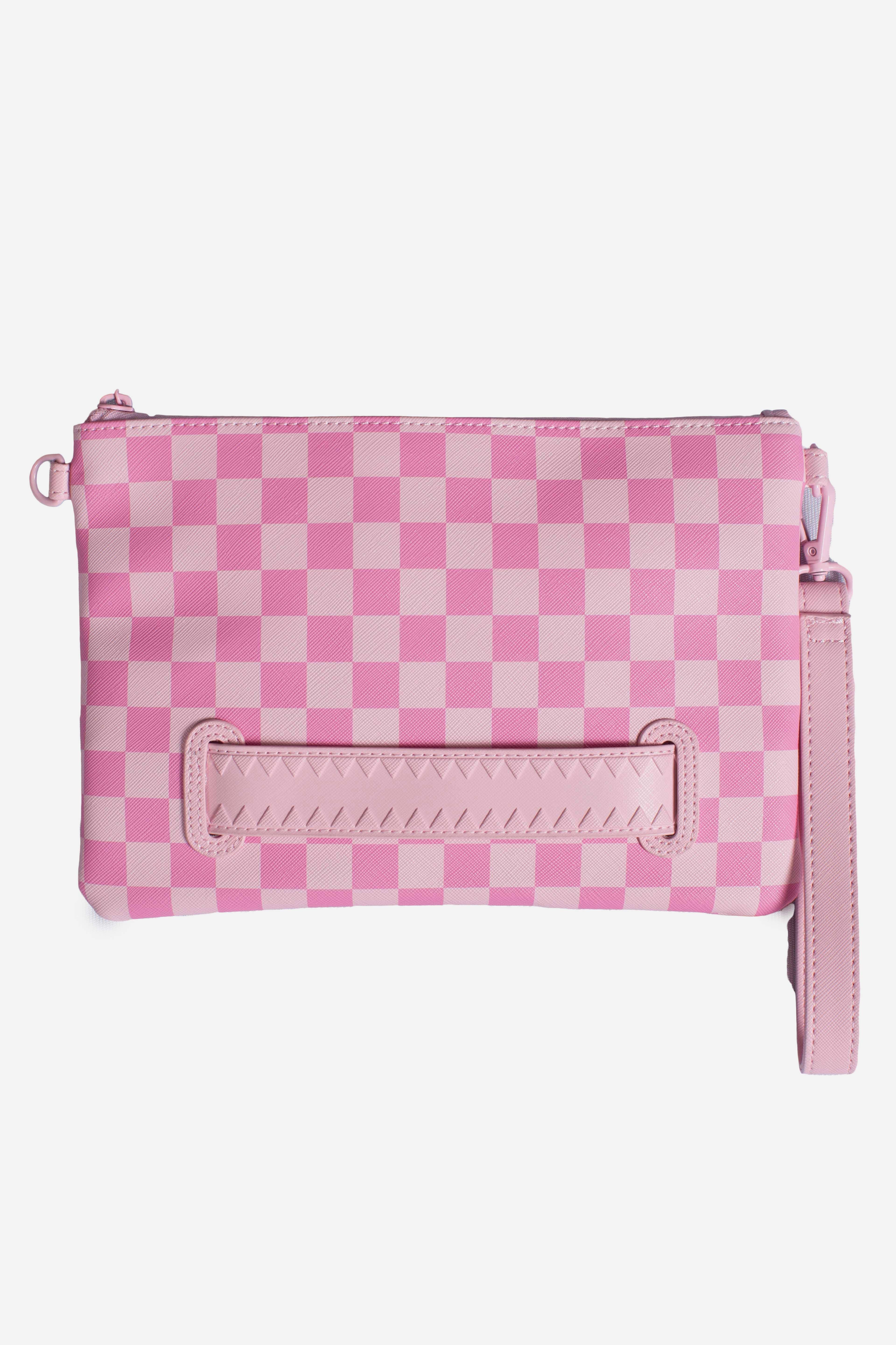 Pochette pink sip patch crossbody