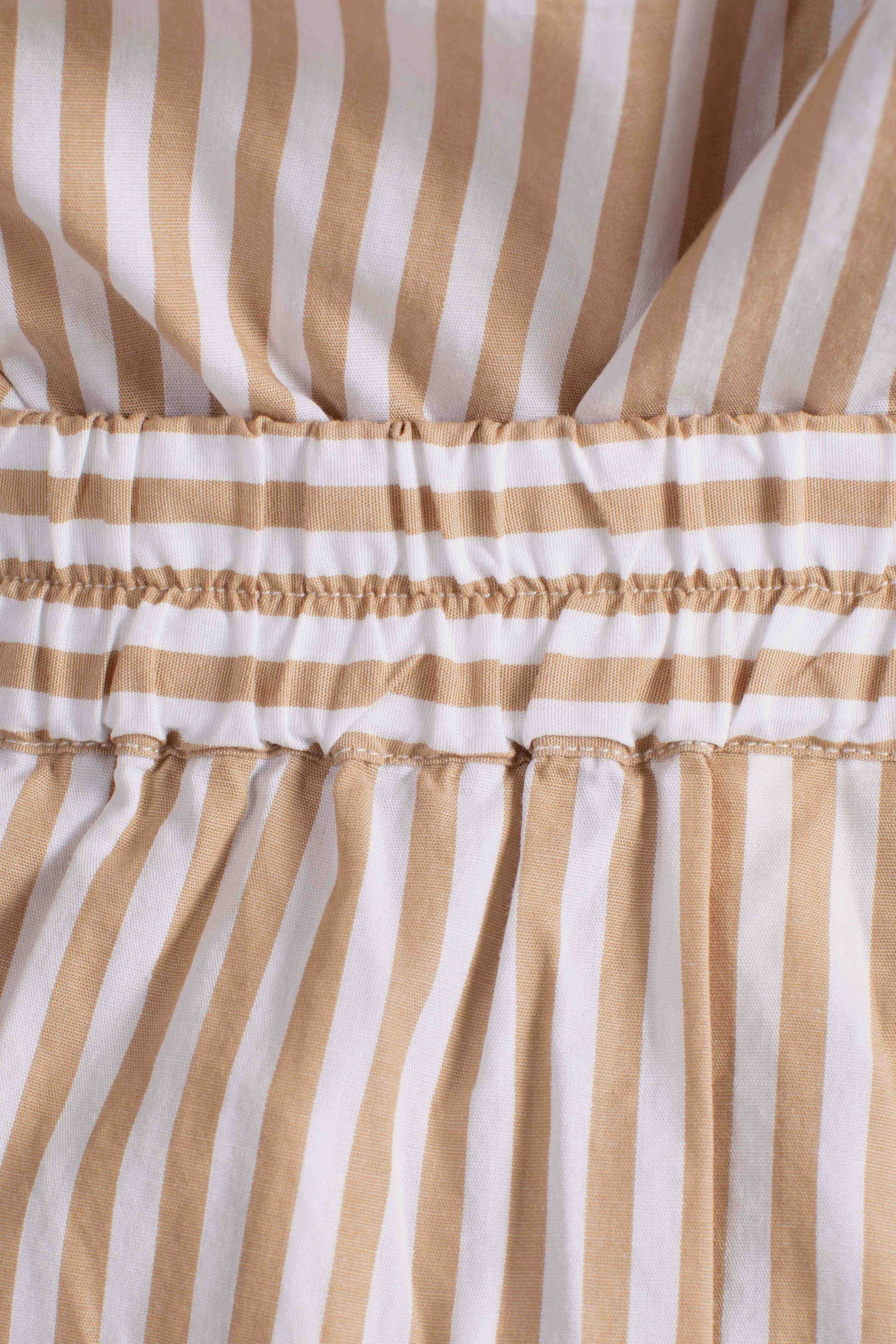 Short Amani a righe beige