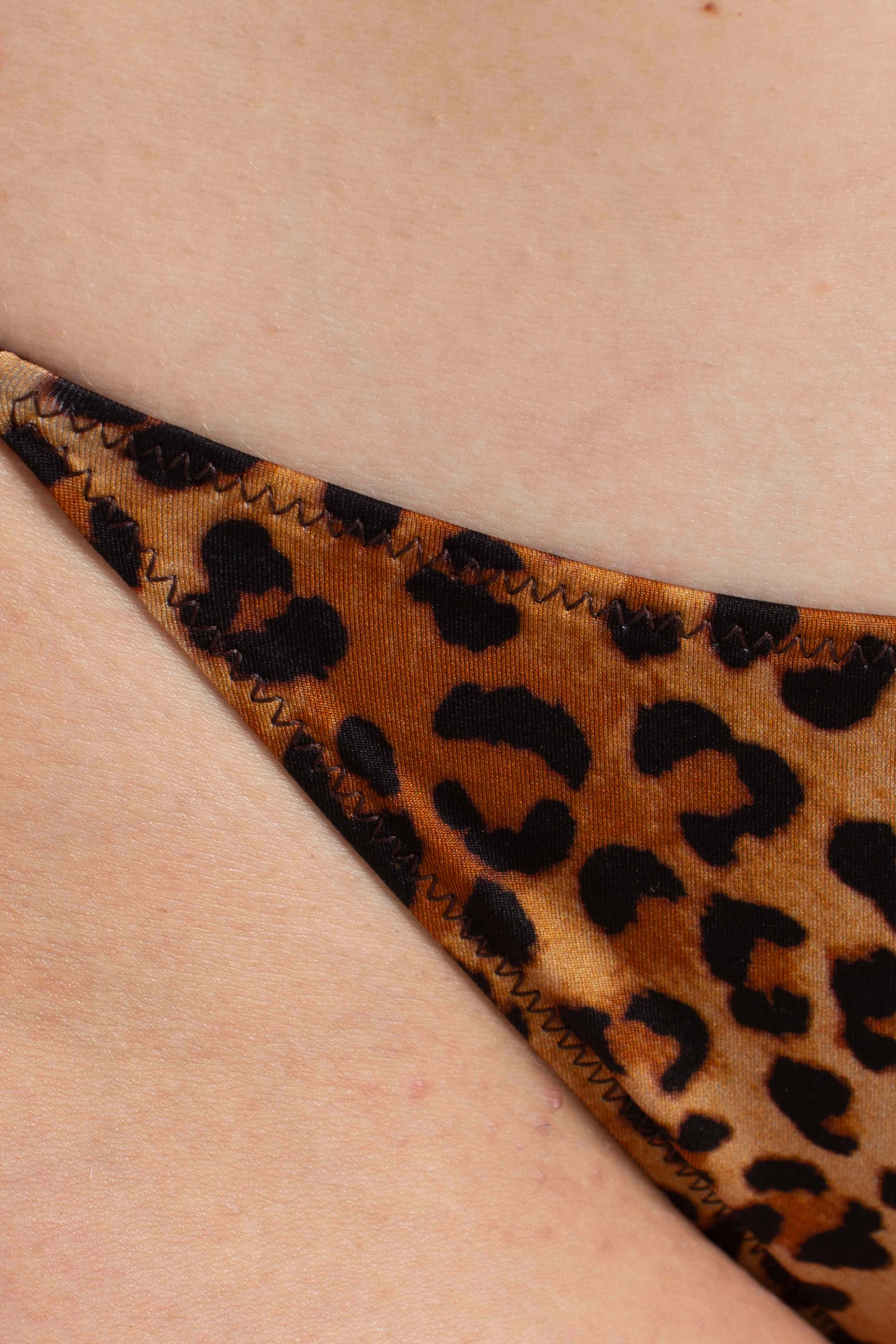Marielle slip mare classico con stampa animalier