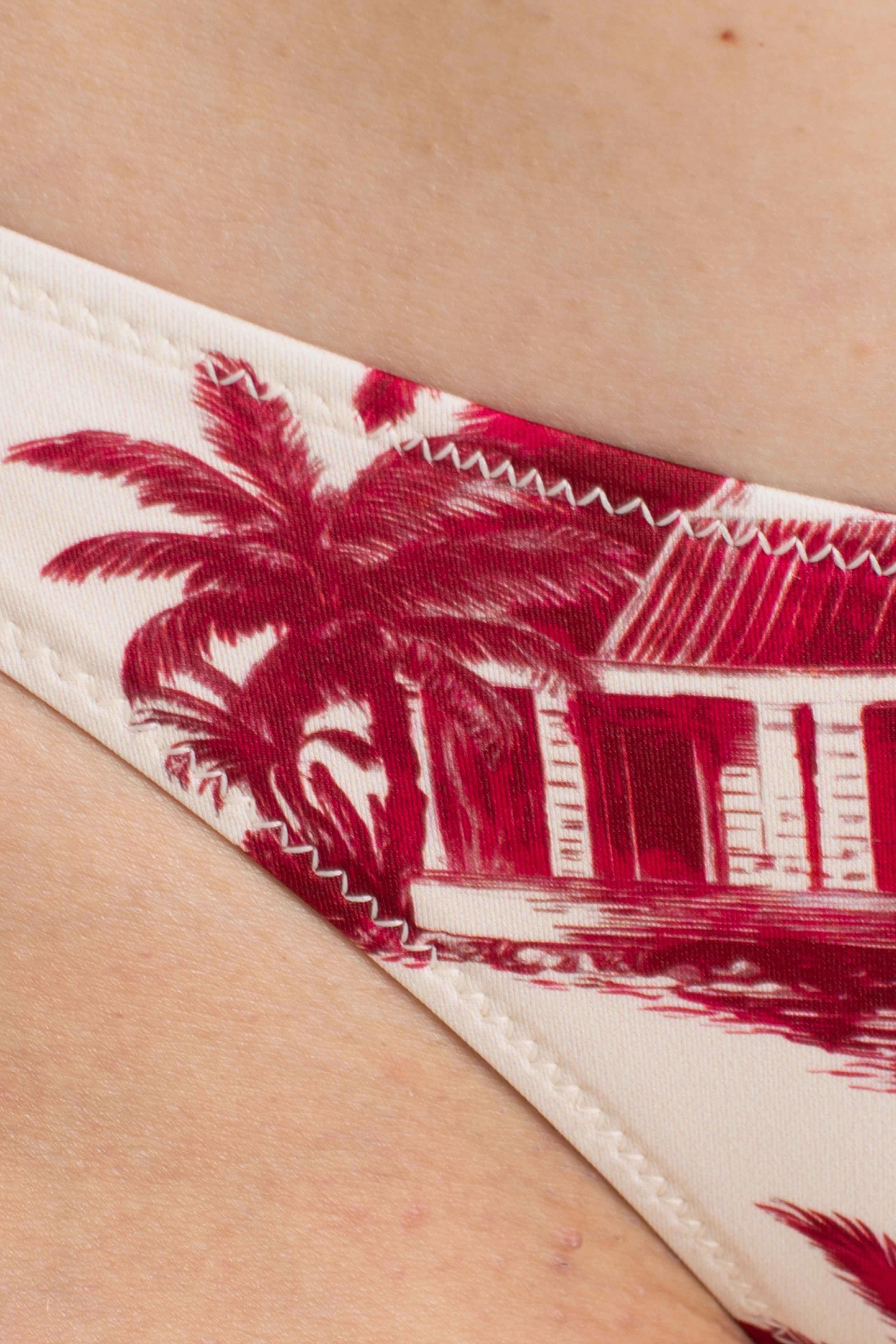 Naomi slip mare cheeky con stampa ST BARTH JOUY