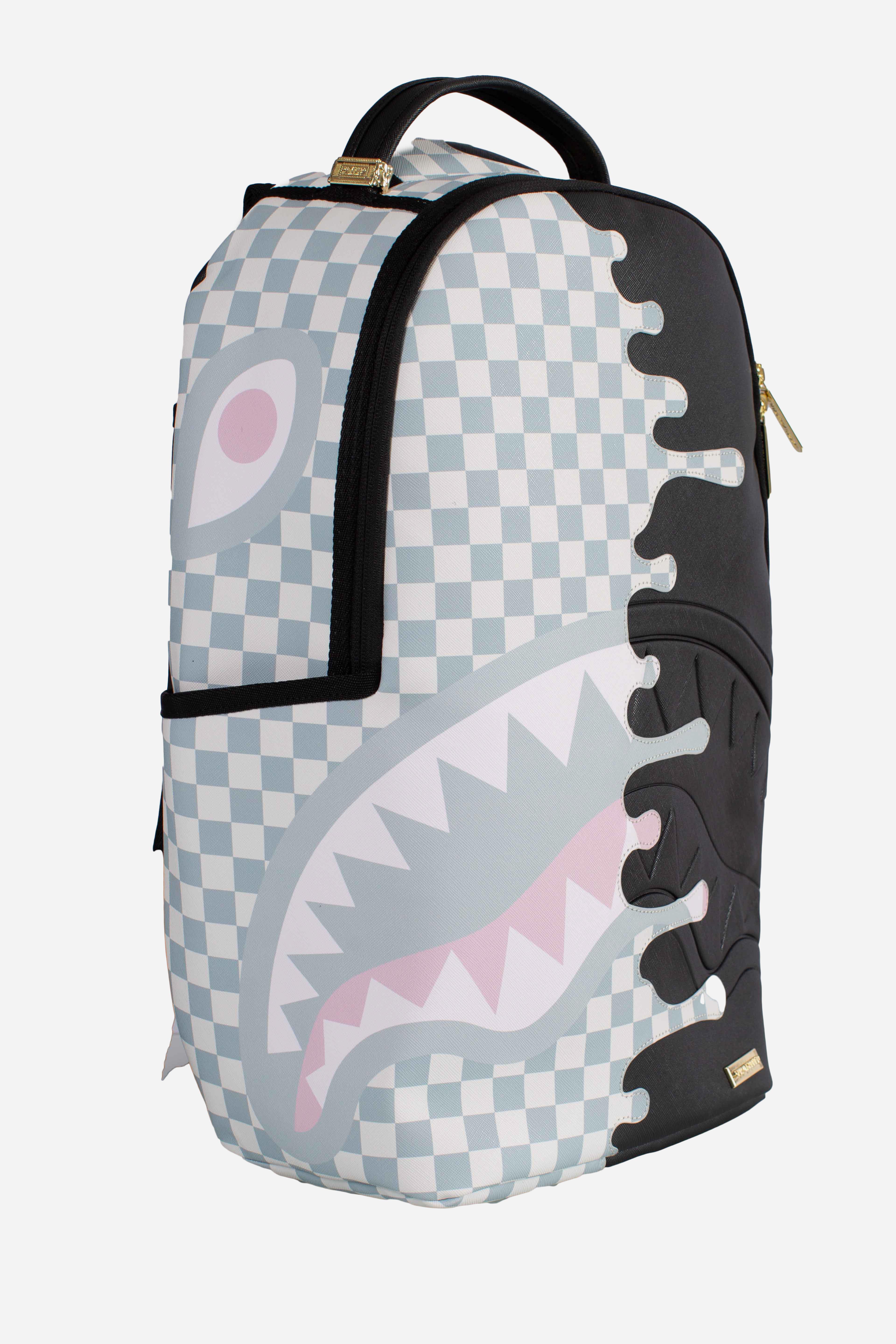 ZAINO CREAM CHECK UNFINISHED SHARK DLXSV BACKPACK