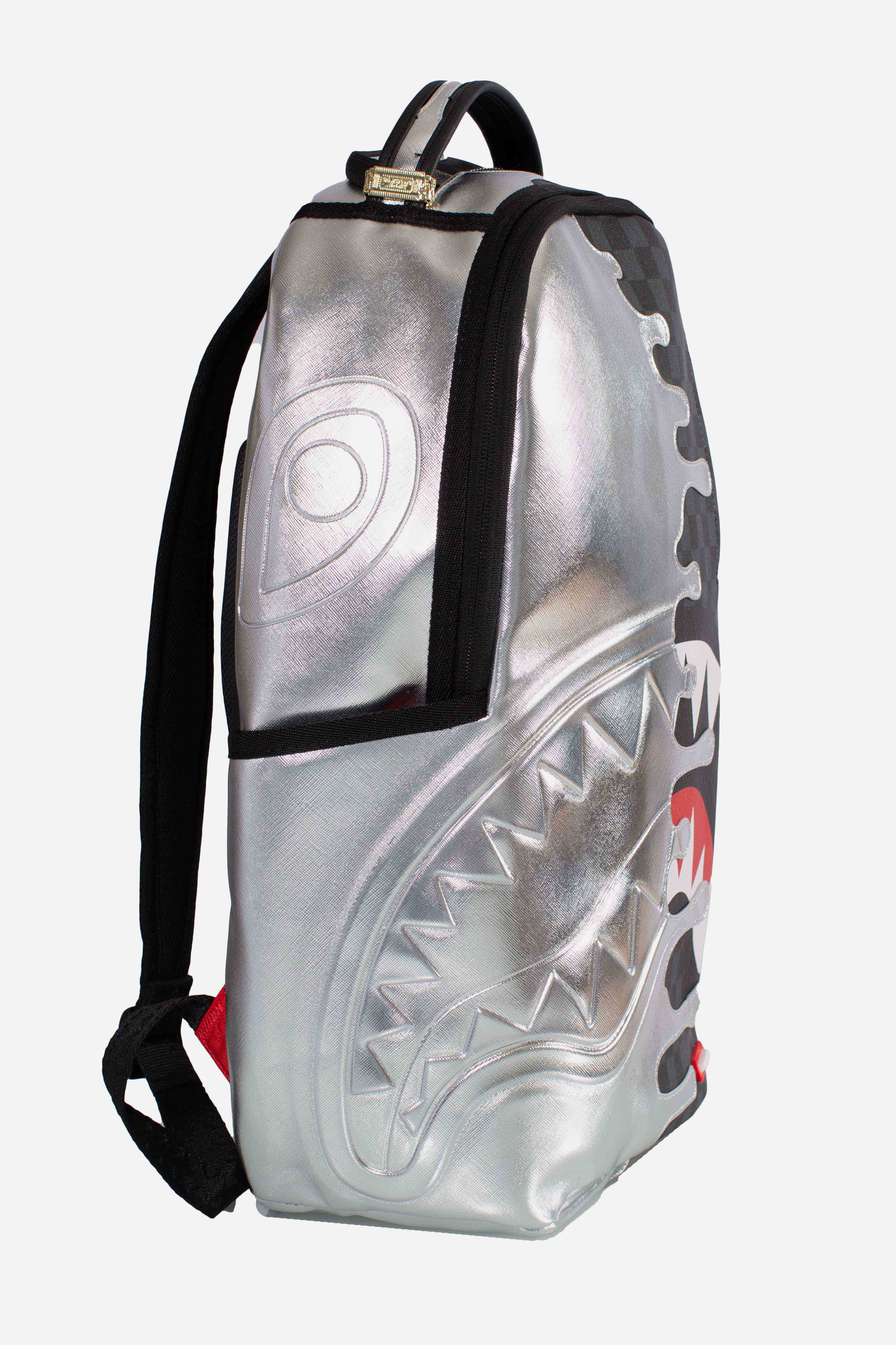 ZAINO SILVER SIDE DRIP BLACK CHECK DLXSV BACKPACK