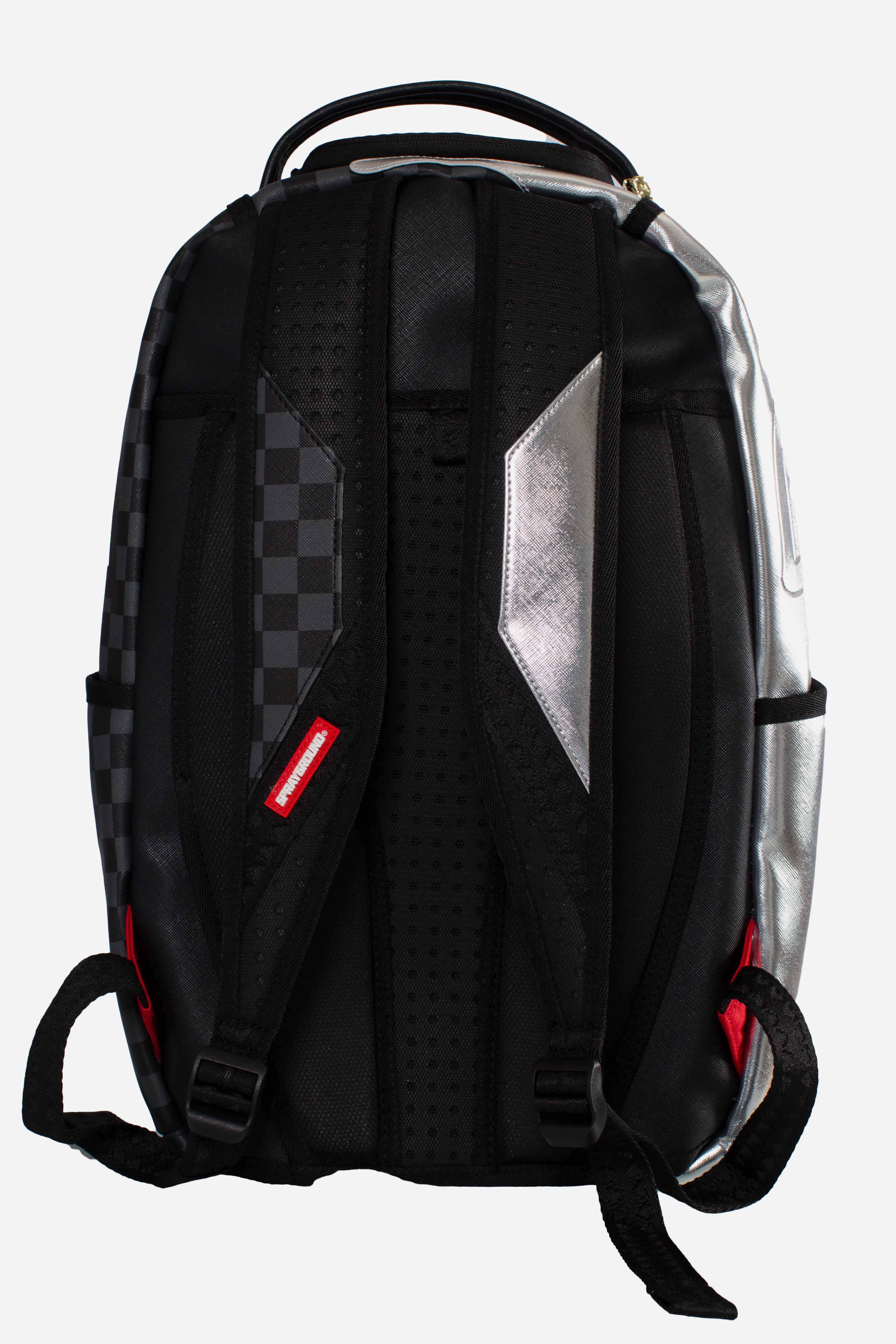 ZAINO SILVER SIDE DRIP BLACK CHECK DLXSV BACKPACK
