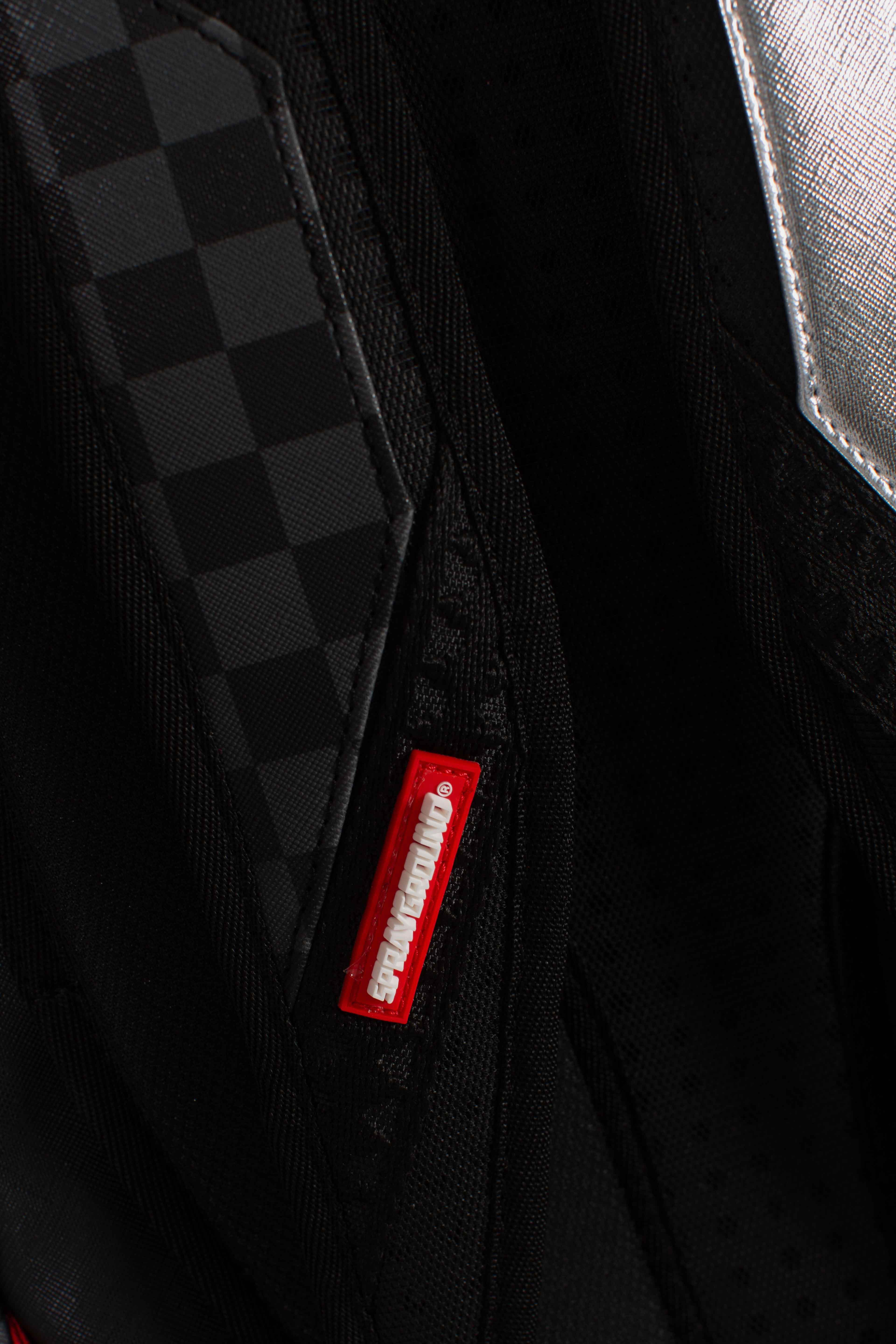 ZAINO SILVER SIDE DRIP BLACK CHECK DLXSV BACKPACK