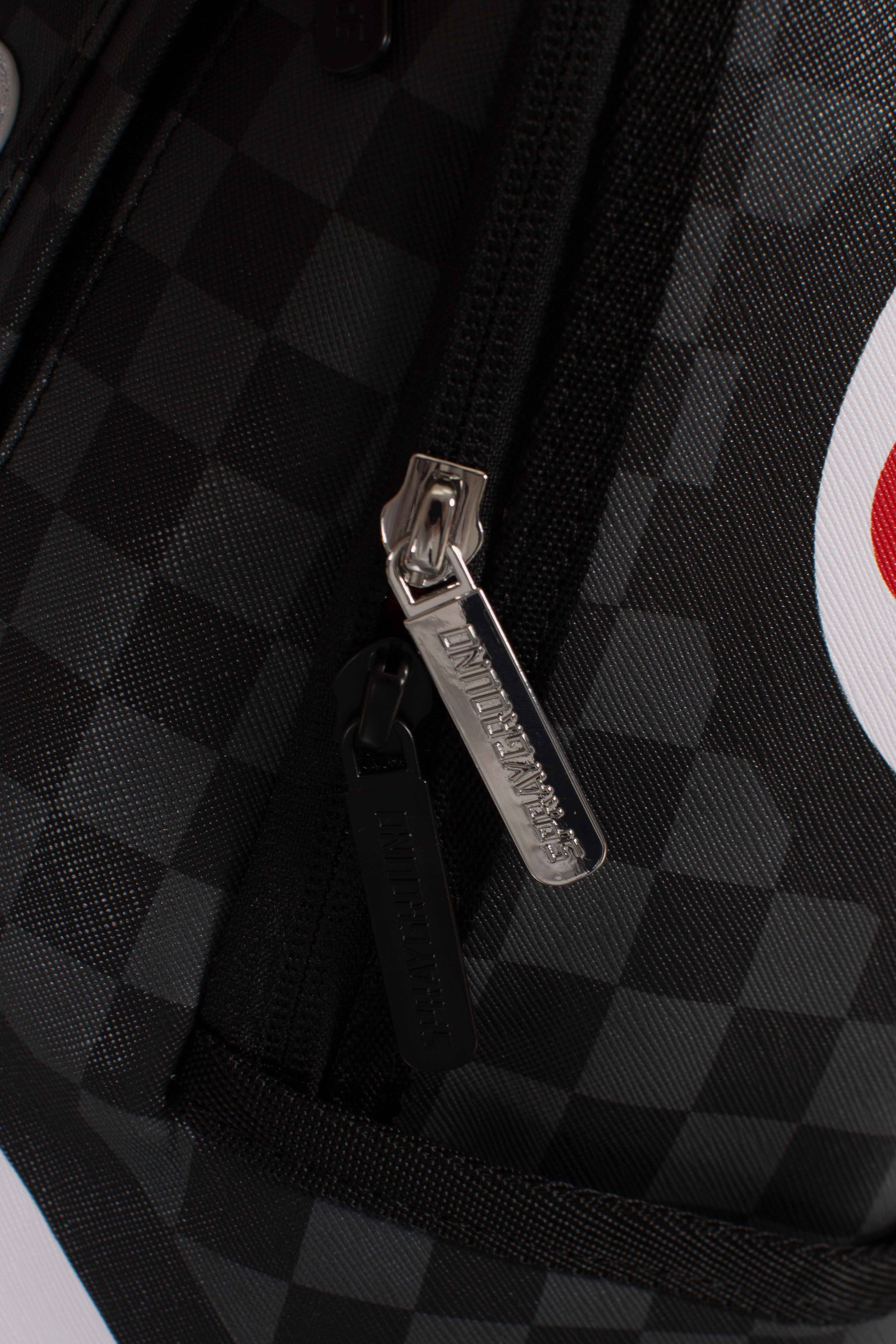 ZAINO SILVER SIDE DRIP BLACK CHECK DLXSV BACKPACK