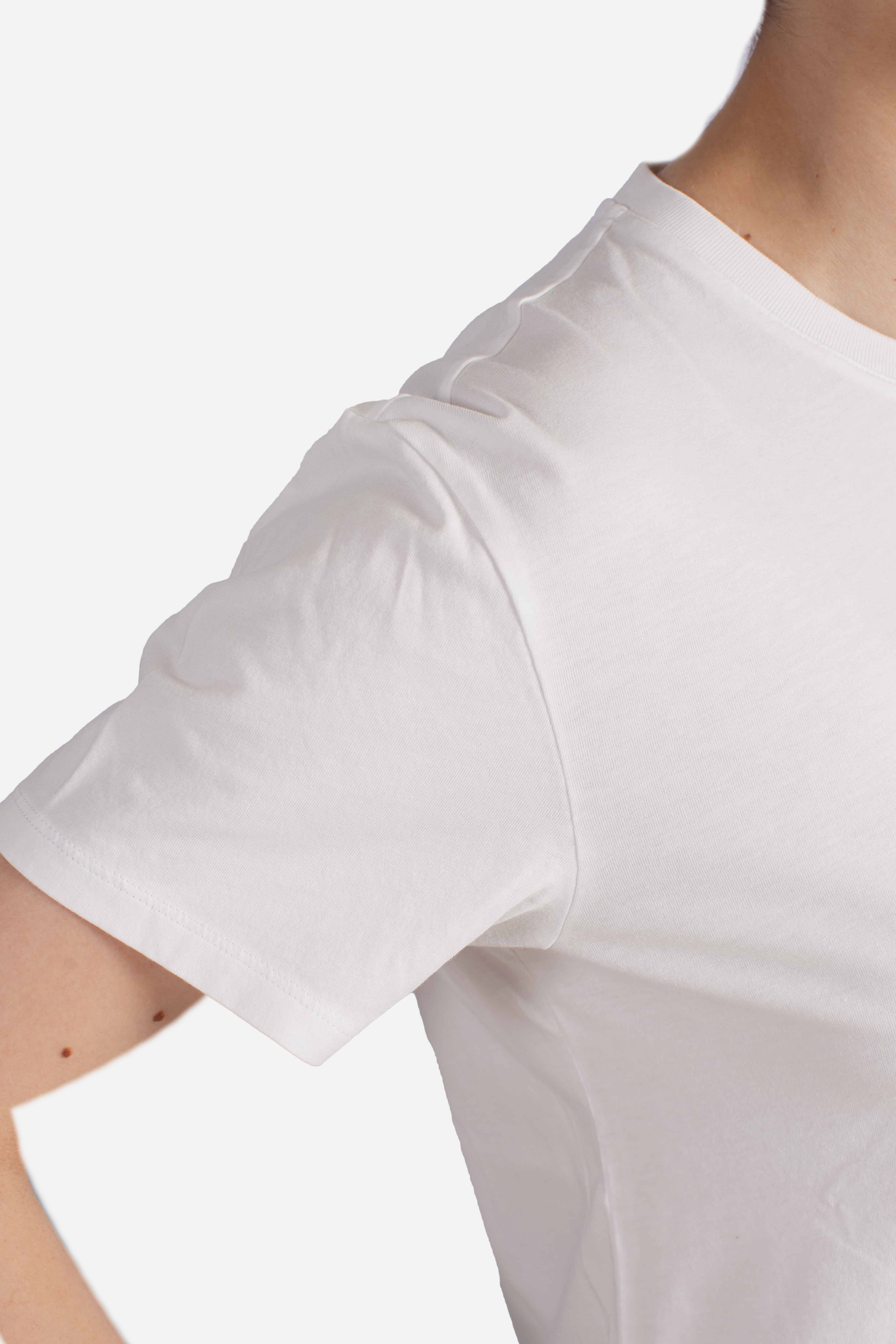 T-shirt Emilie in cotone con applicazione St.Barth animalier patch