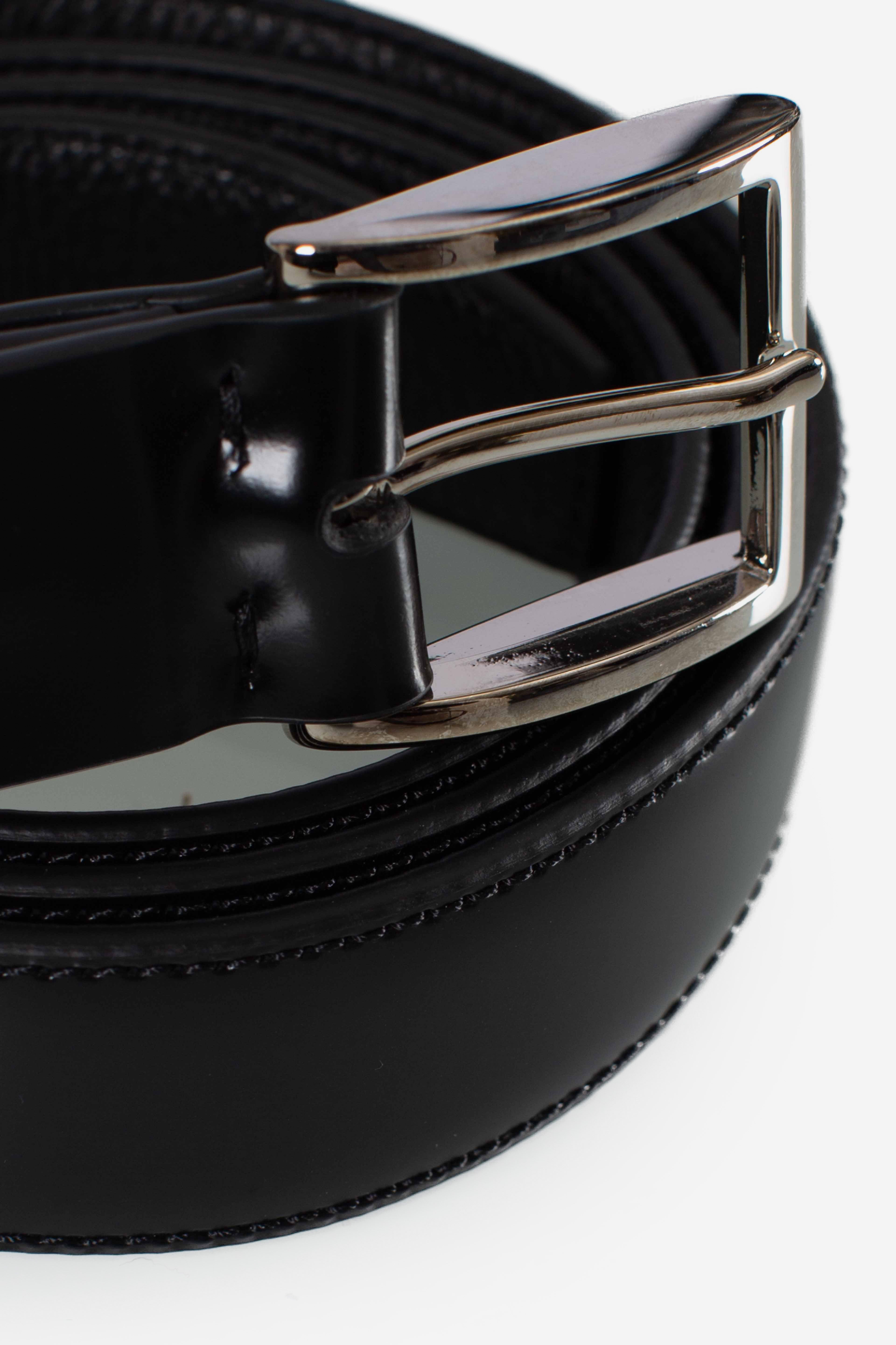 Cintura nera 30mm regolabile double