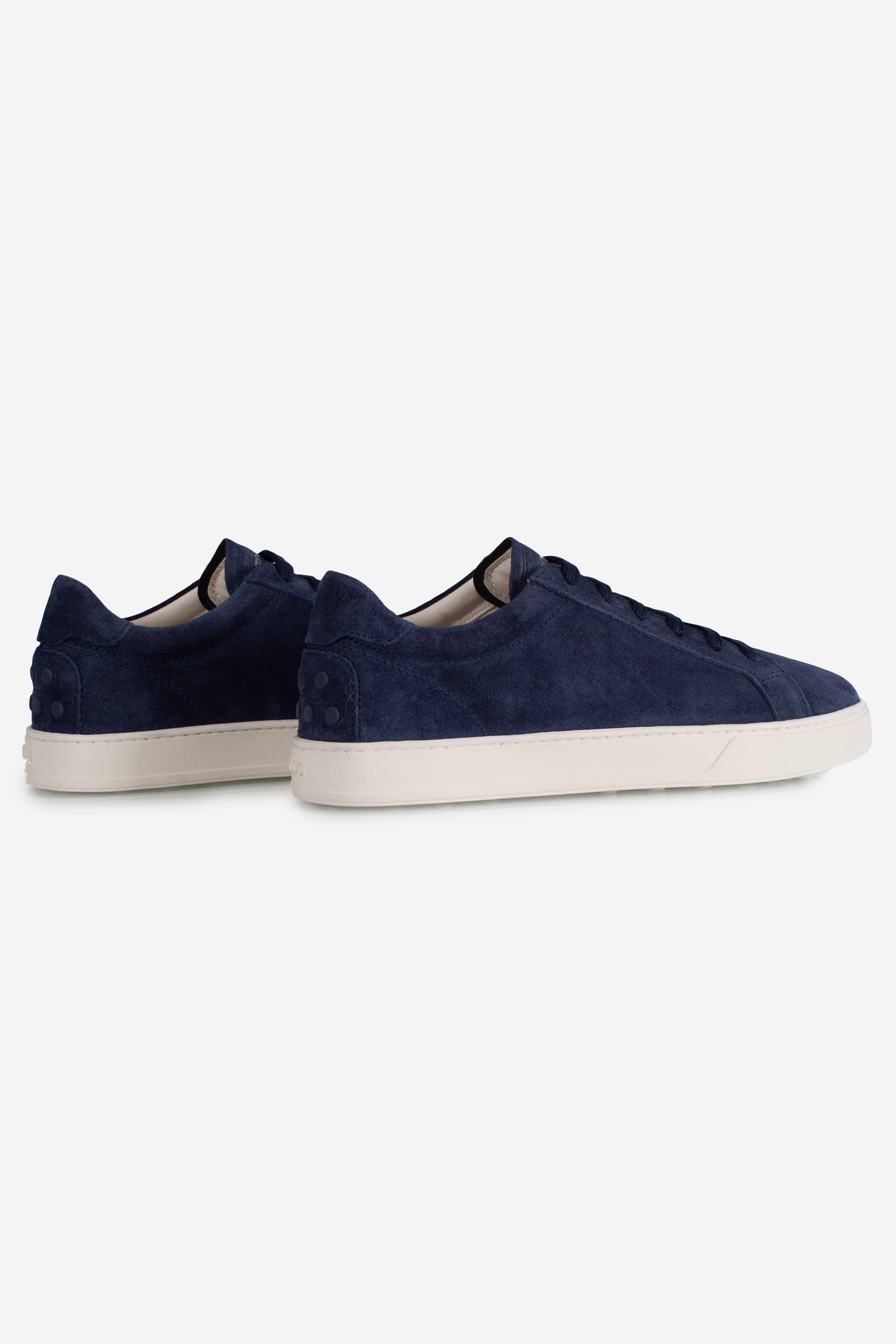 Sneakers in Pelle Scamosciata blu
