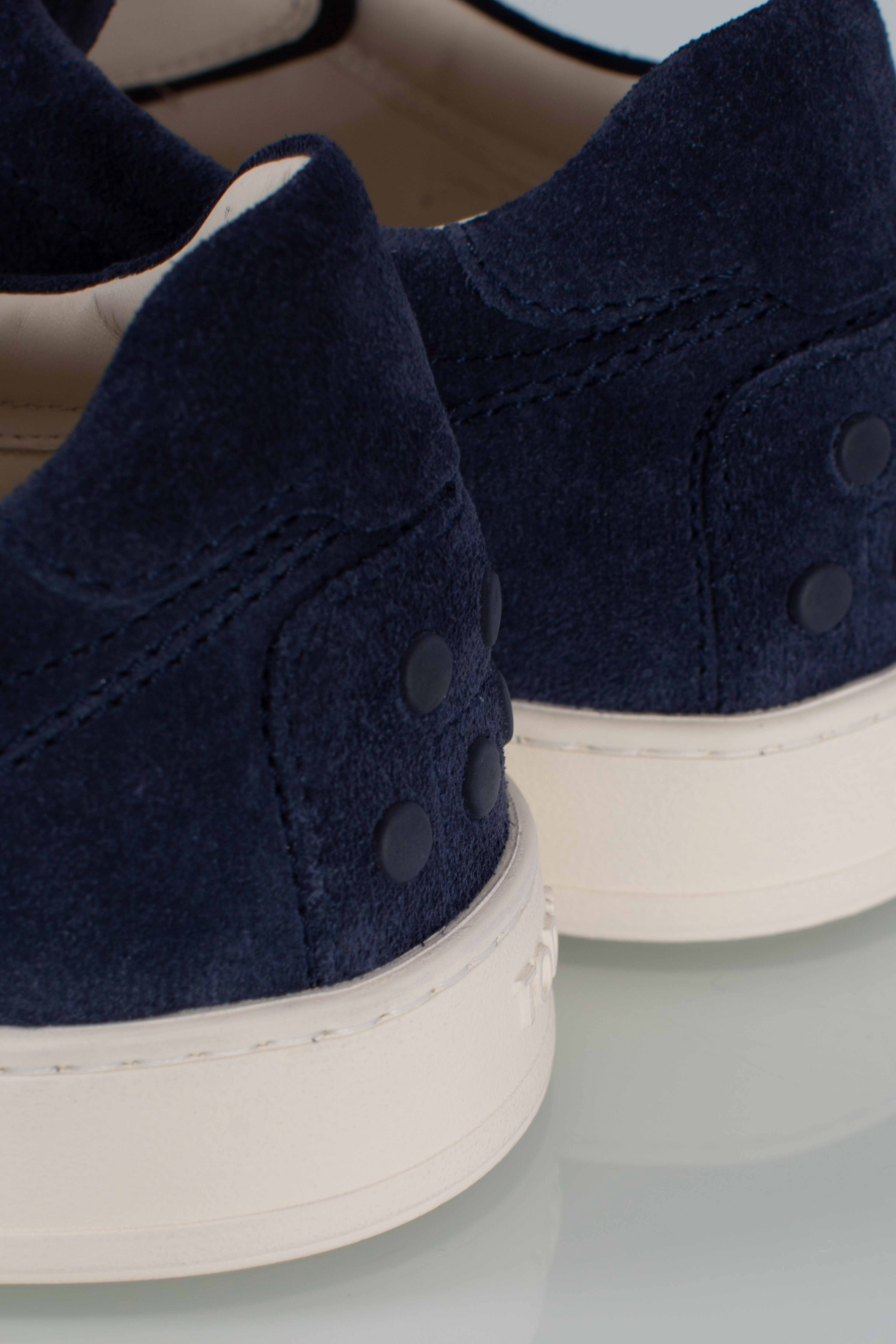 Sneakers in Pelle Scamosciata blu