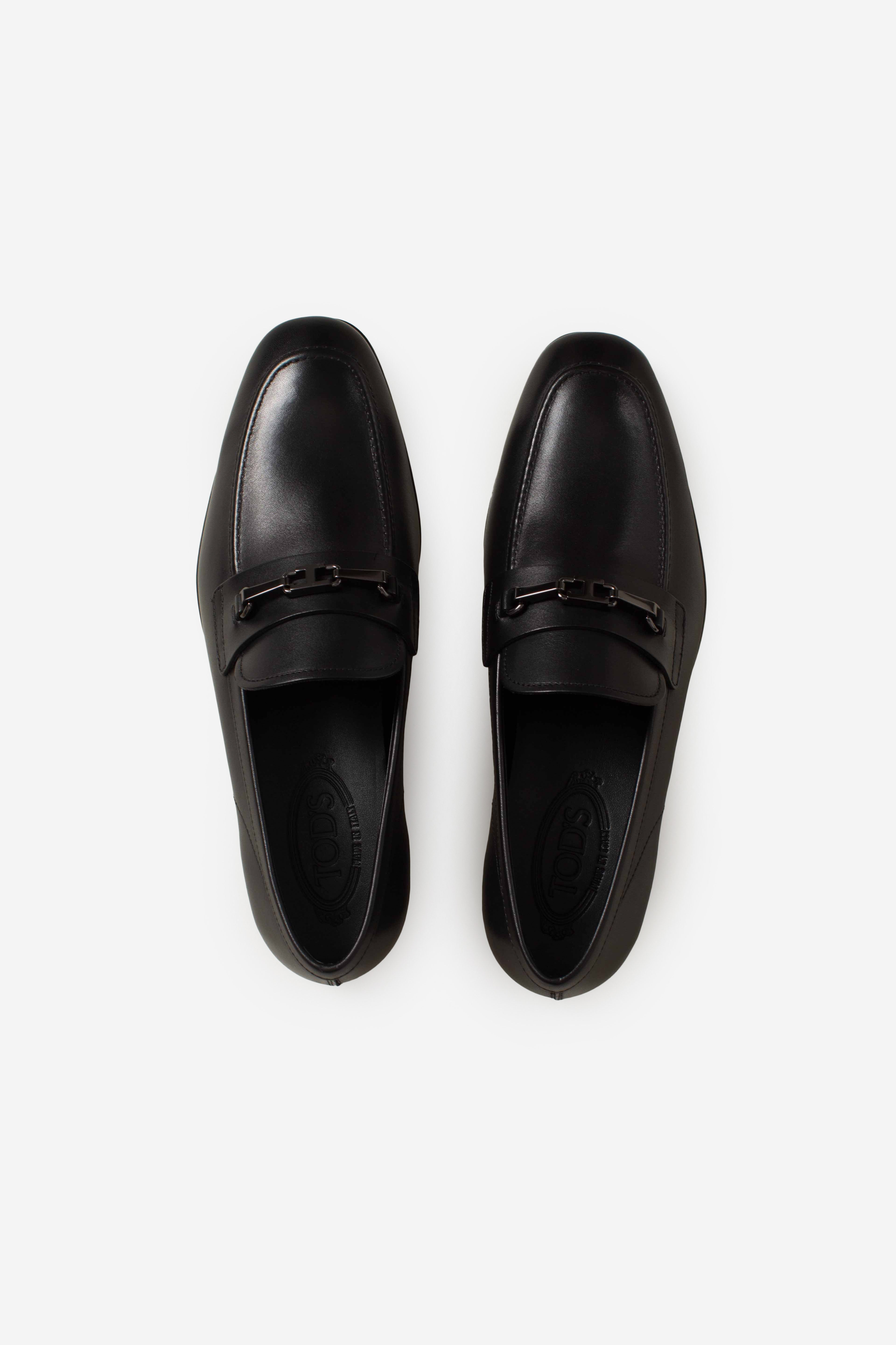 Mocassino in pelle nero