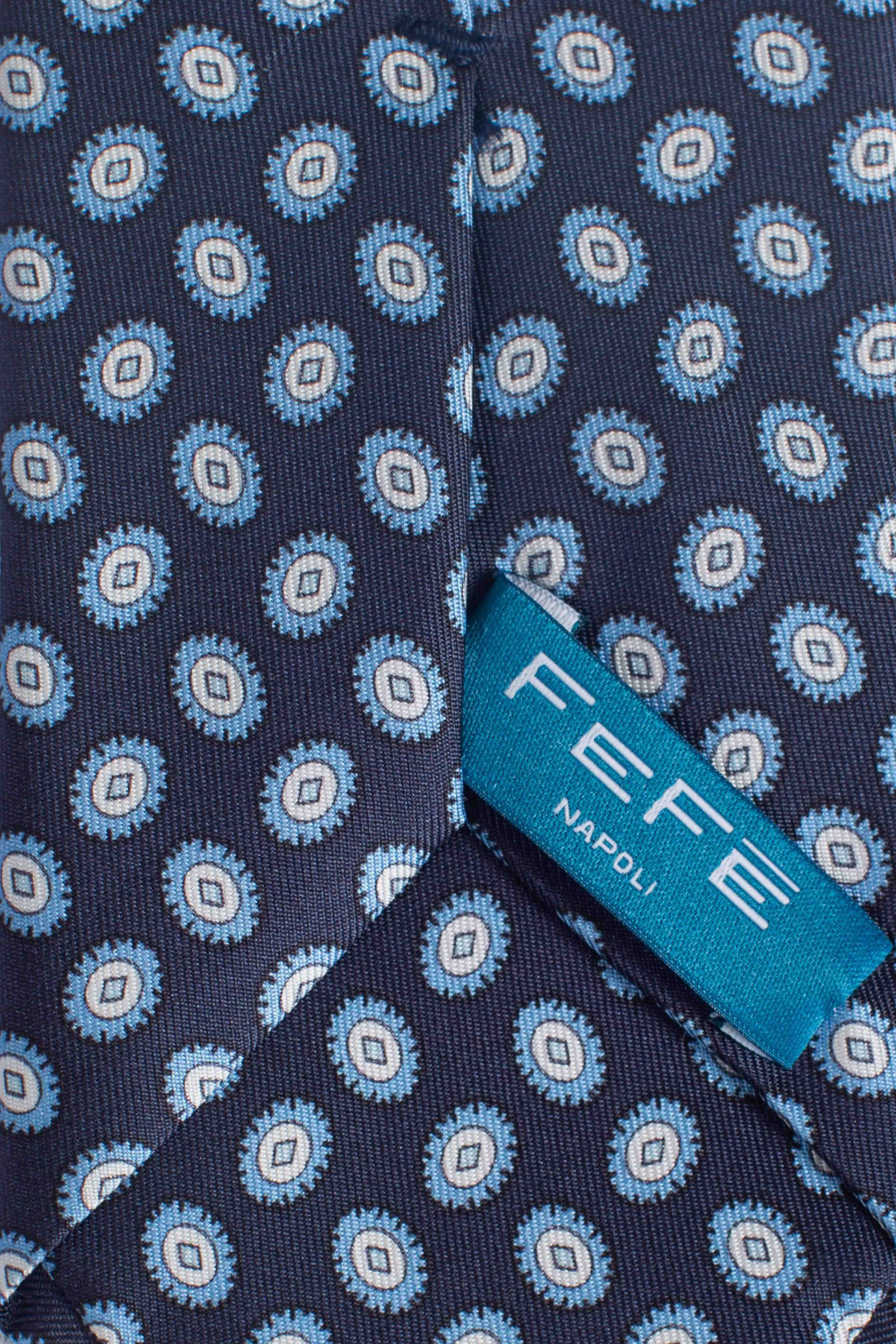 Cravatta in seta cravatteria blu