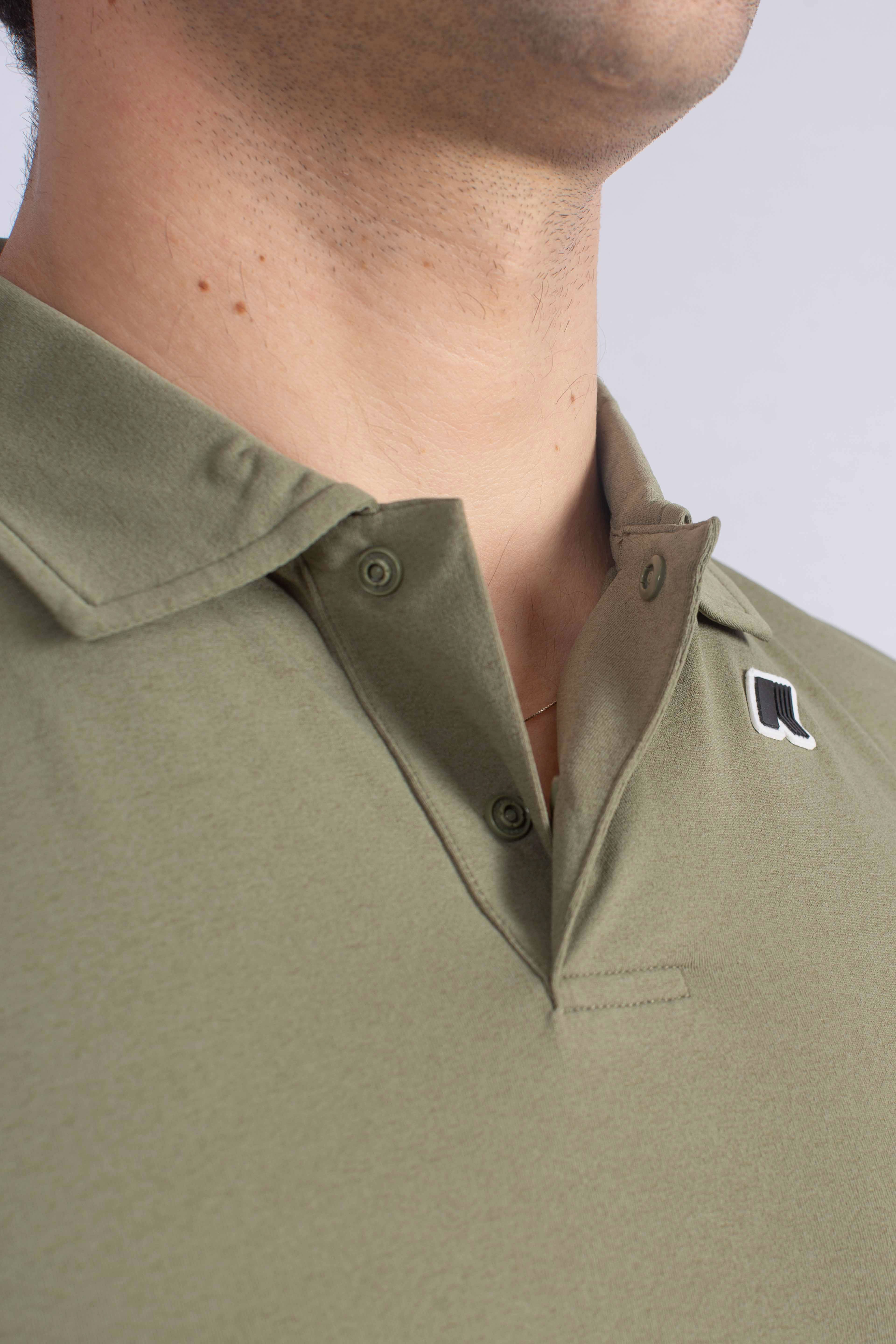 Polo Decouvrir travel green lichen