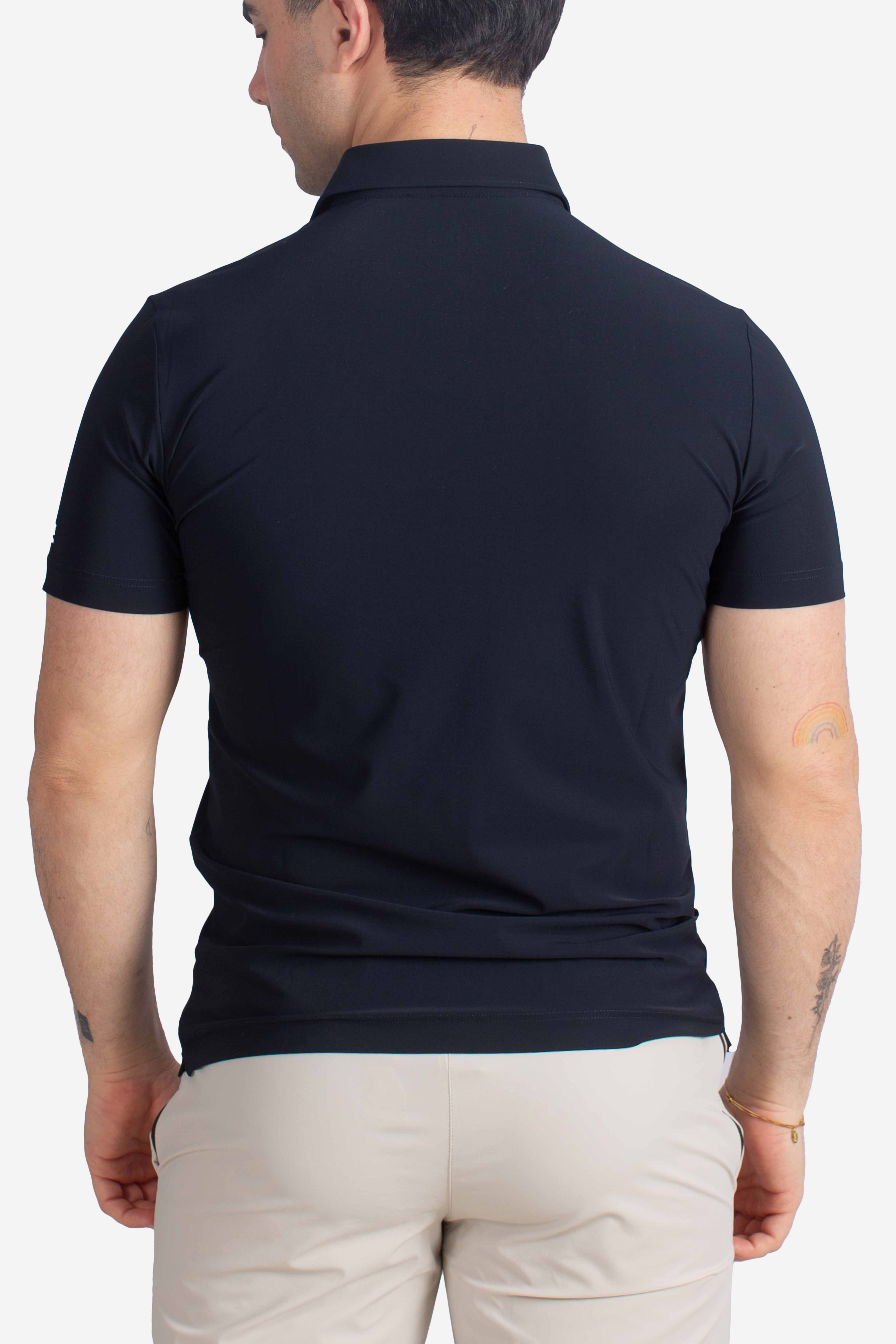 Polo Masamba tecnica navy blue