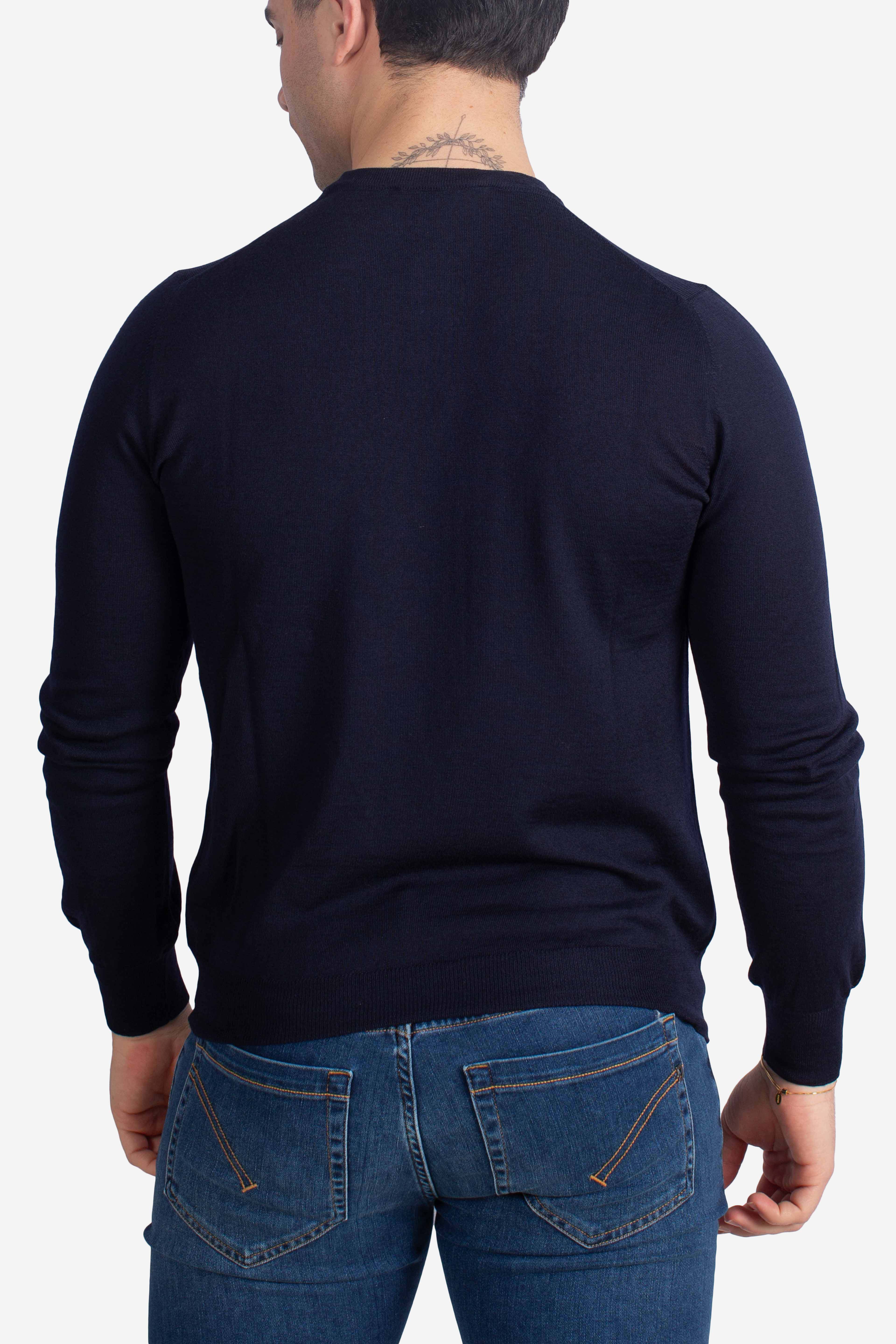 Maglia girocollo Axel blu