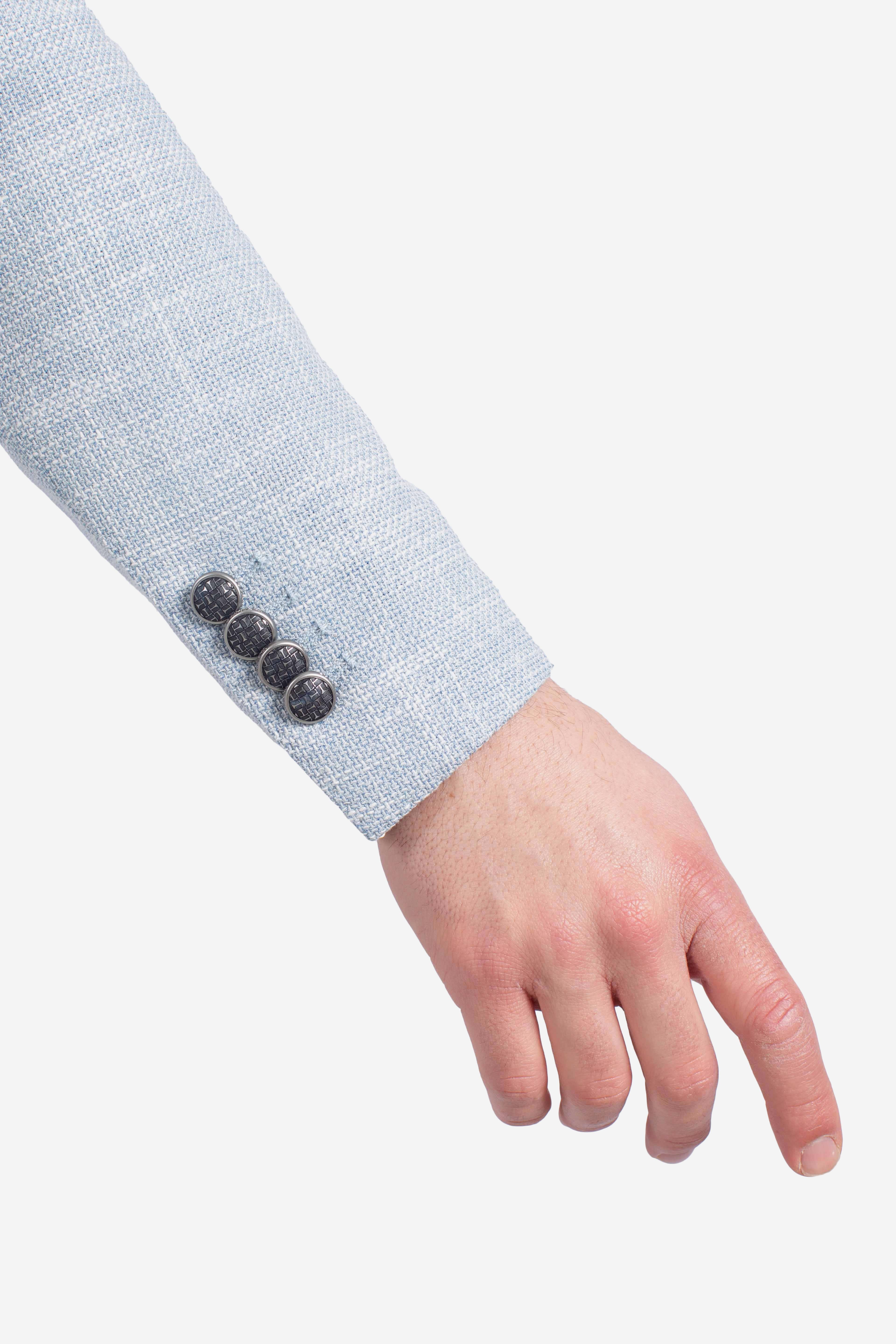 Giacca doppiopetto Montecarlo azzurra