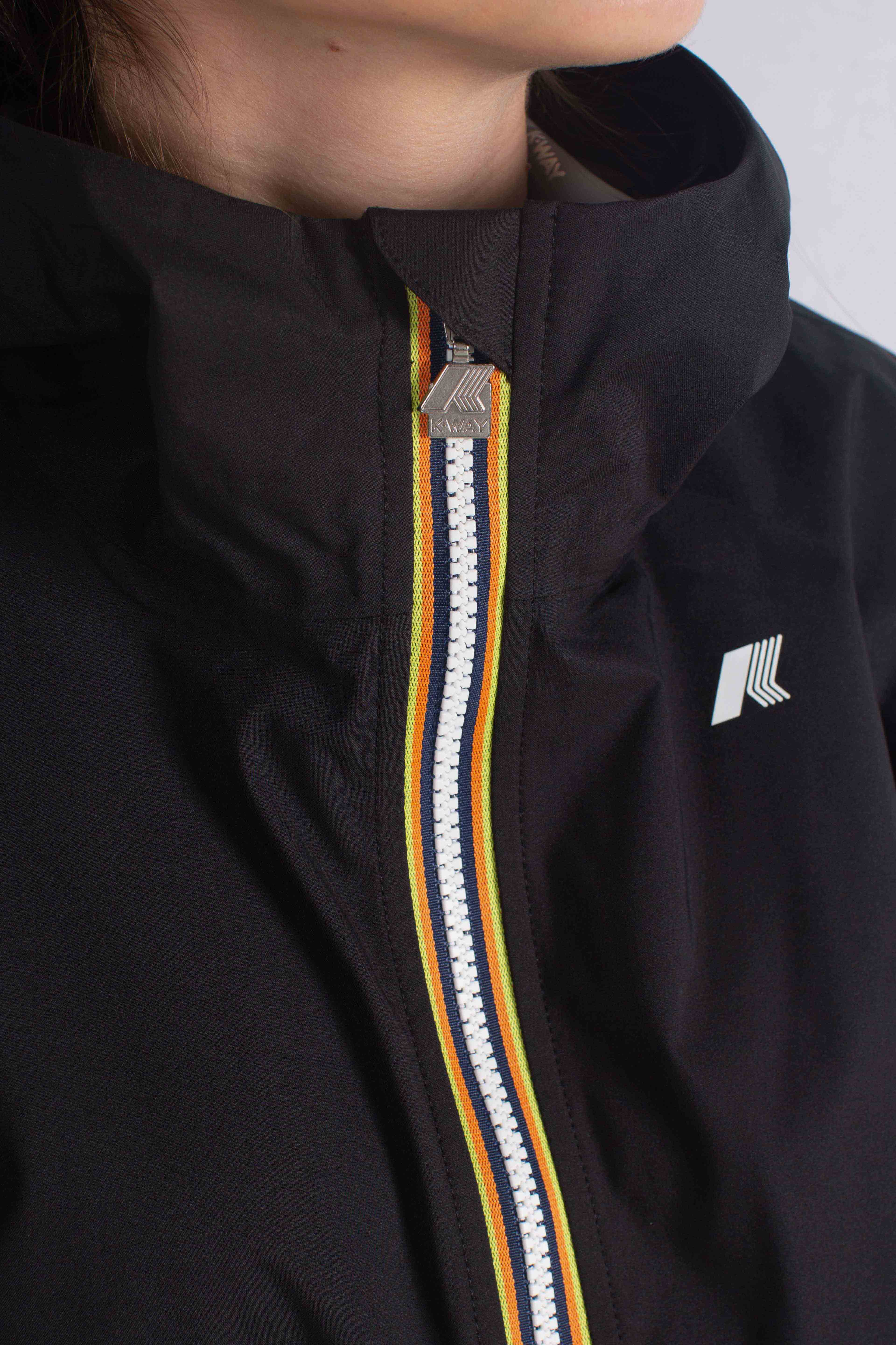 Giacca Impermeabile Slim Fit Lily stretch dot black pure