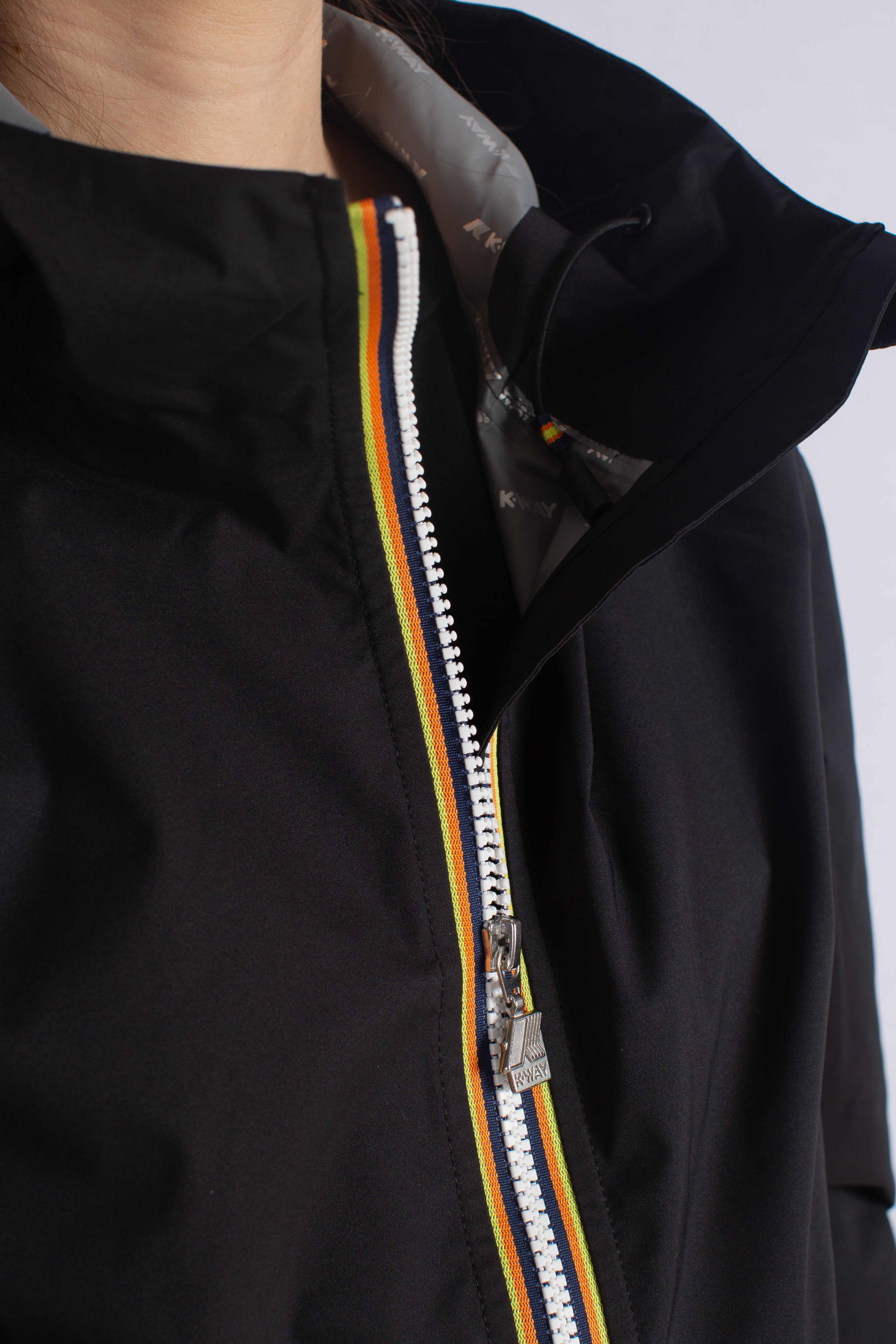 Giacca Impermeabile Slim Fit Lily stretch dot black pure