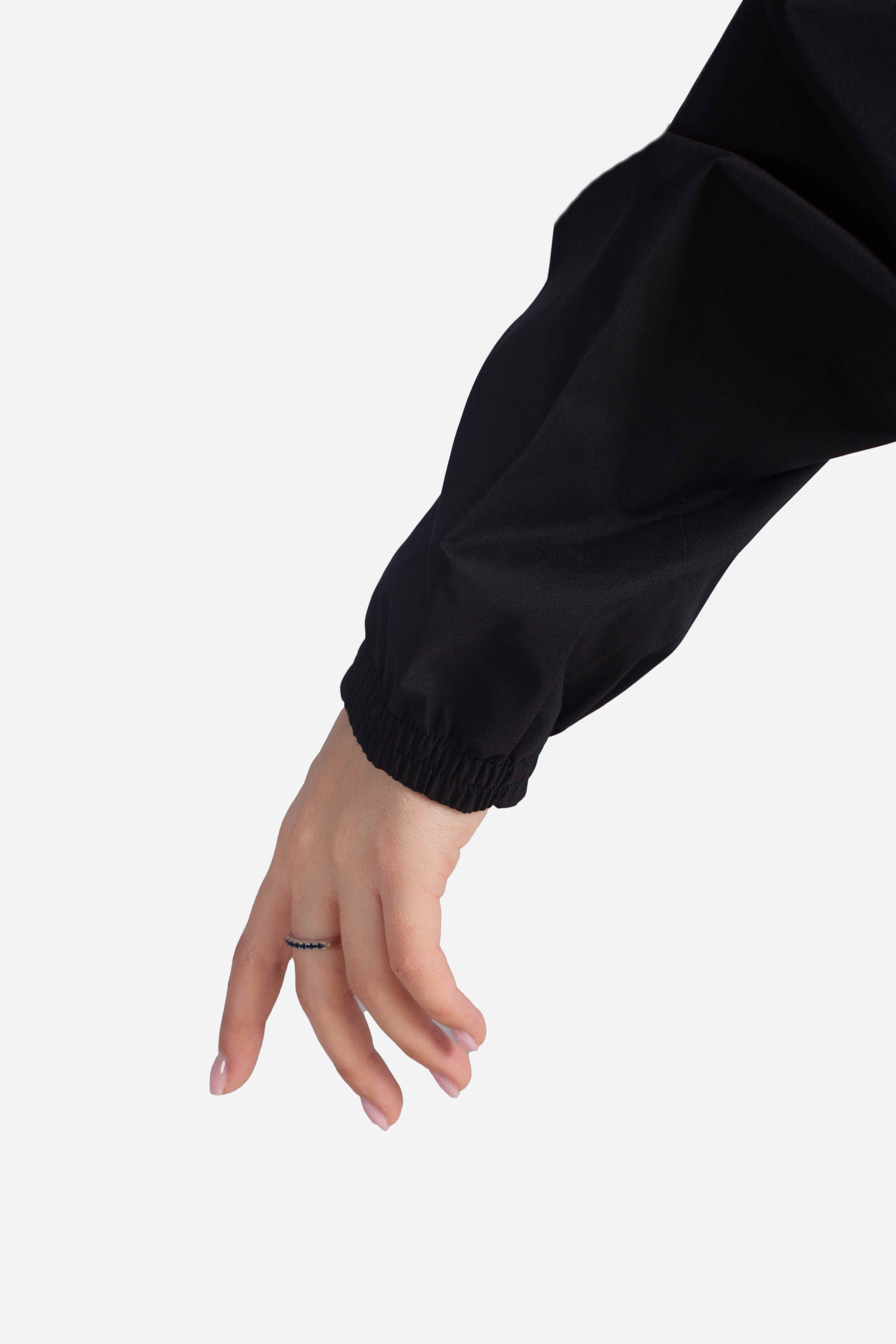 Giacca Impermeabile Slim Fit Lily stretch dot black pure