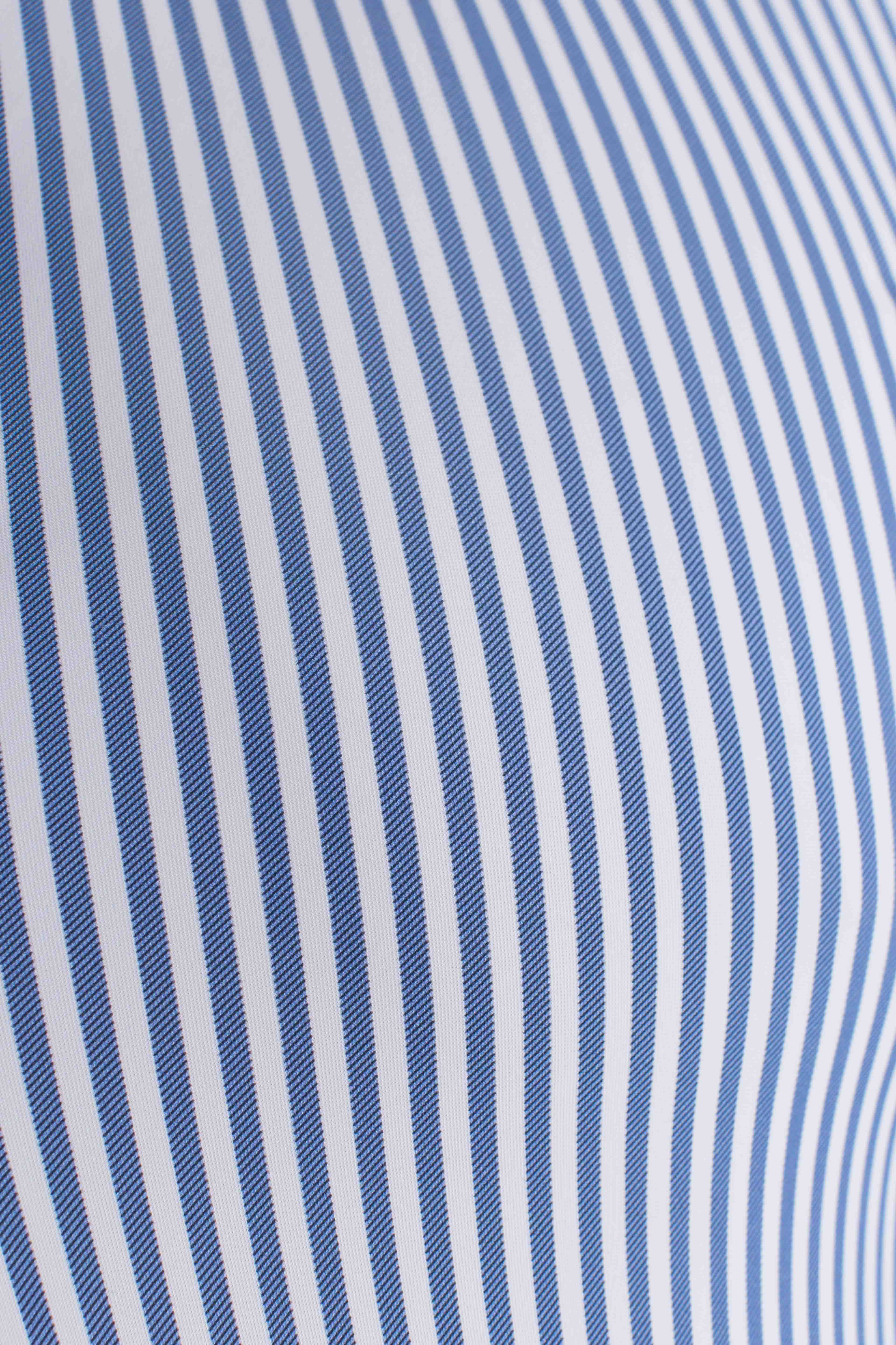 Camicia tecnica a righe jeans