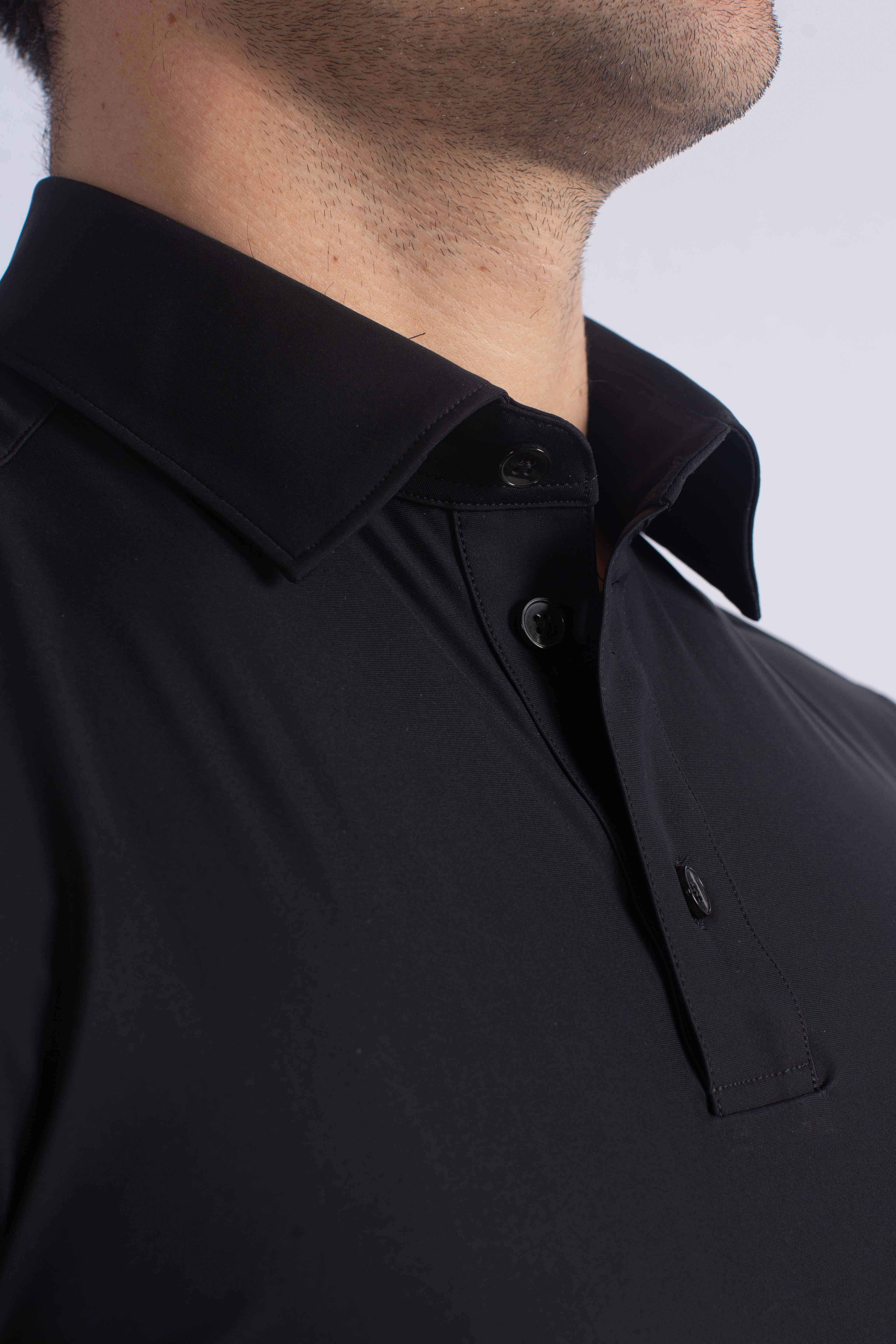 Polo tecnica black