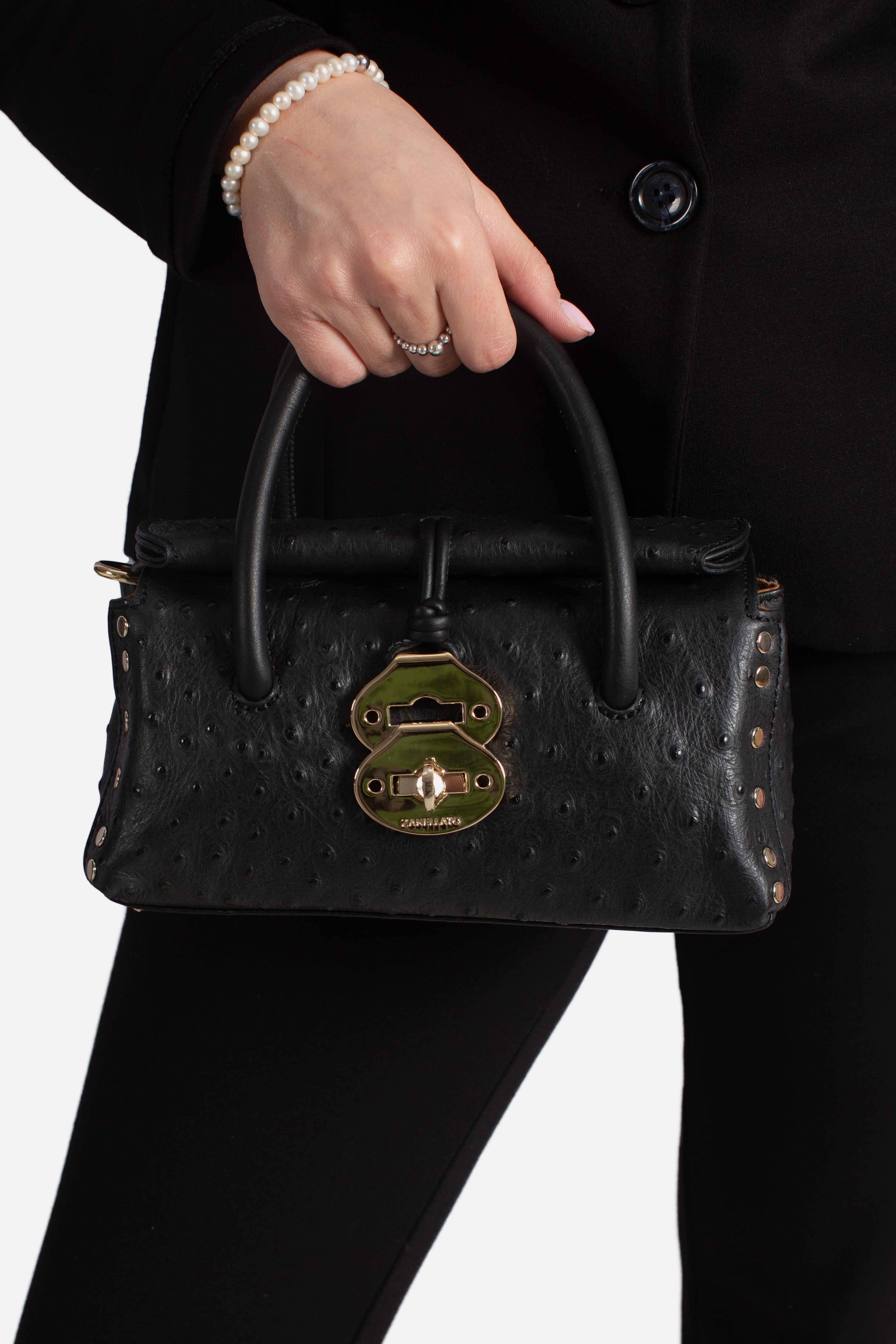 Borsa Dotta Baby black cratere