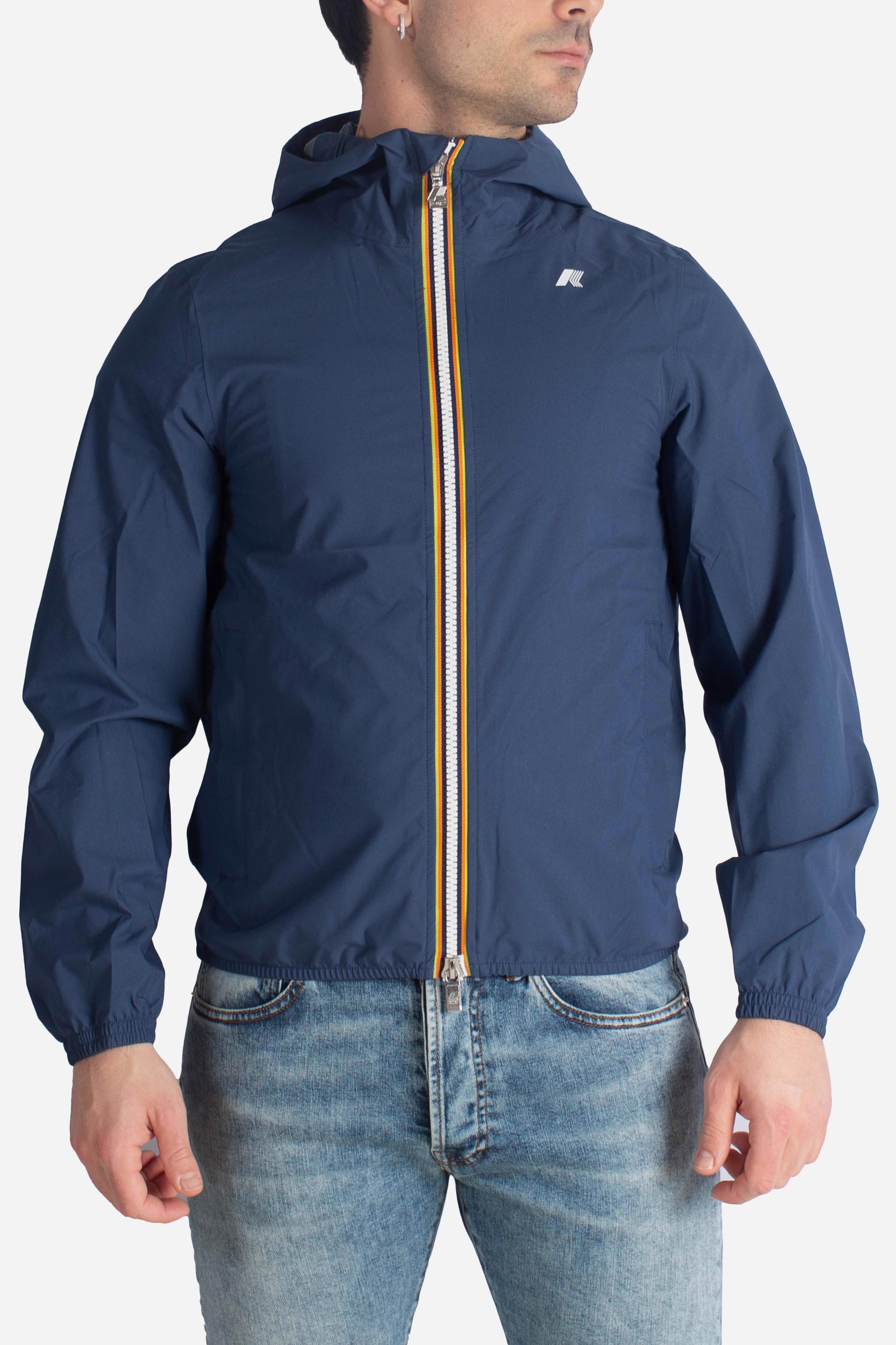 Giubbino Jack Stretch Dot blue insignia