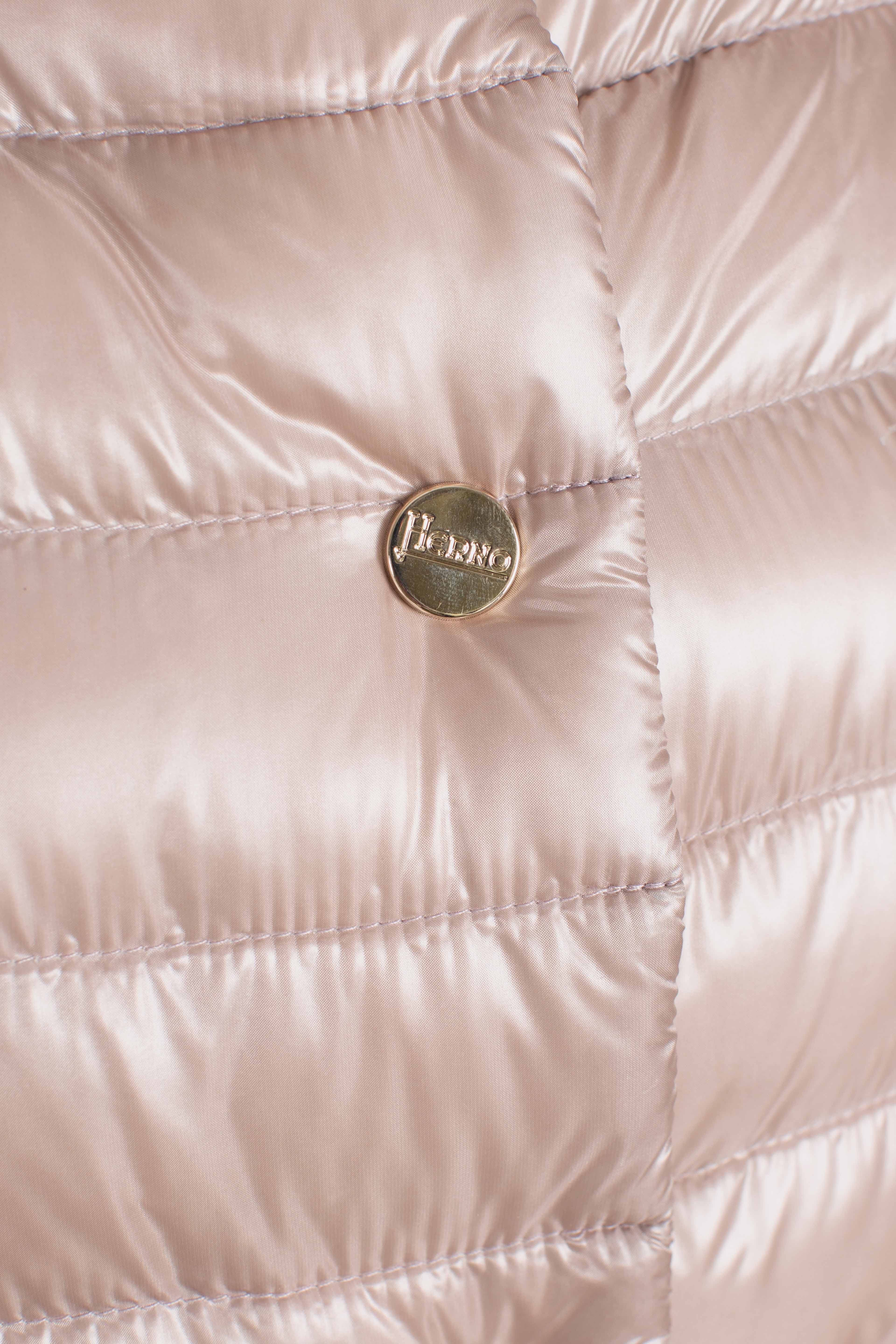 Piumino giacca donna rosa chiaro chantilly reversibile