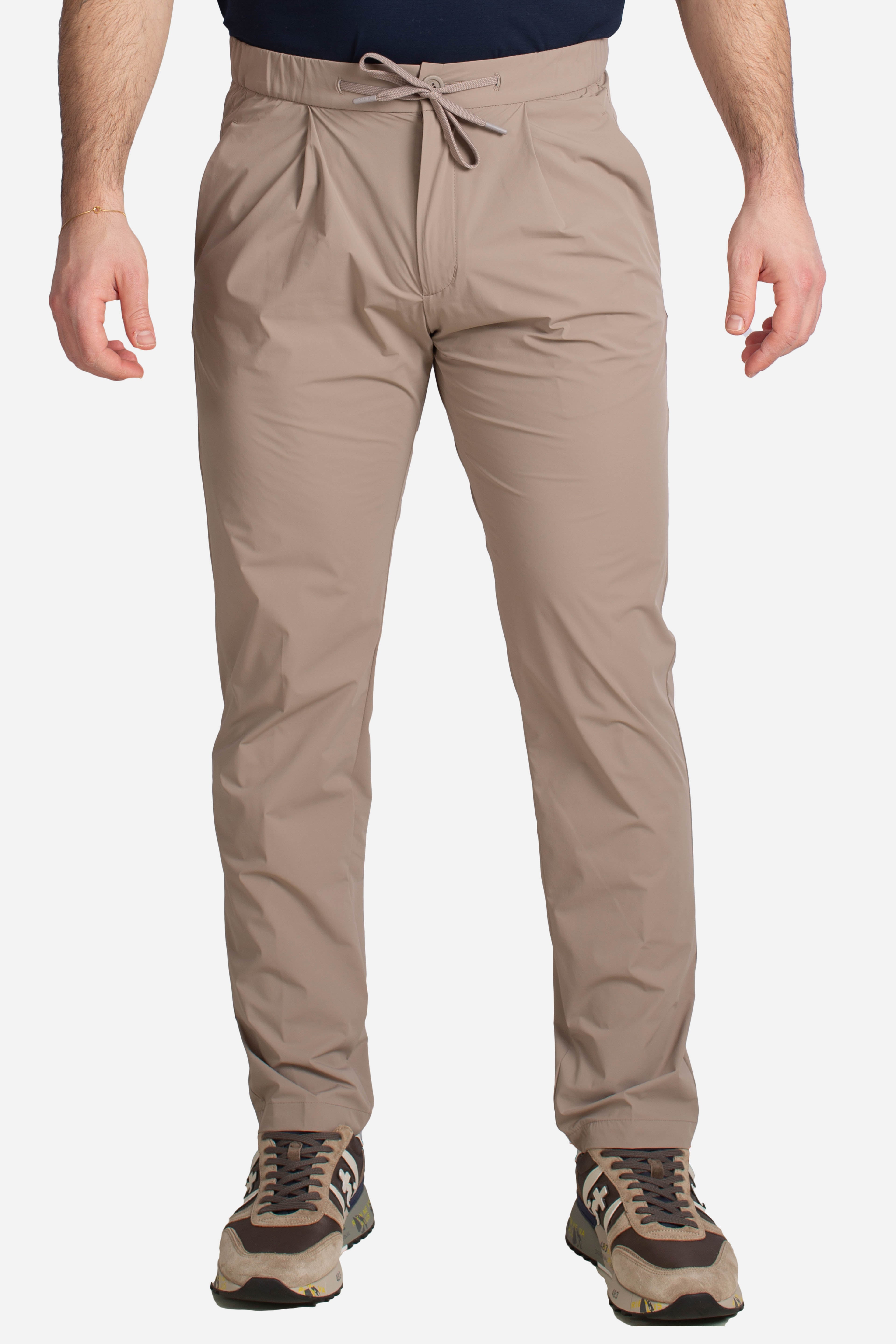 Pantalone tecnico uomo tortora chiaro