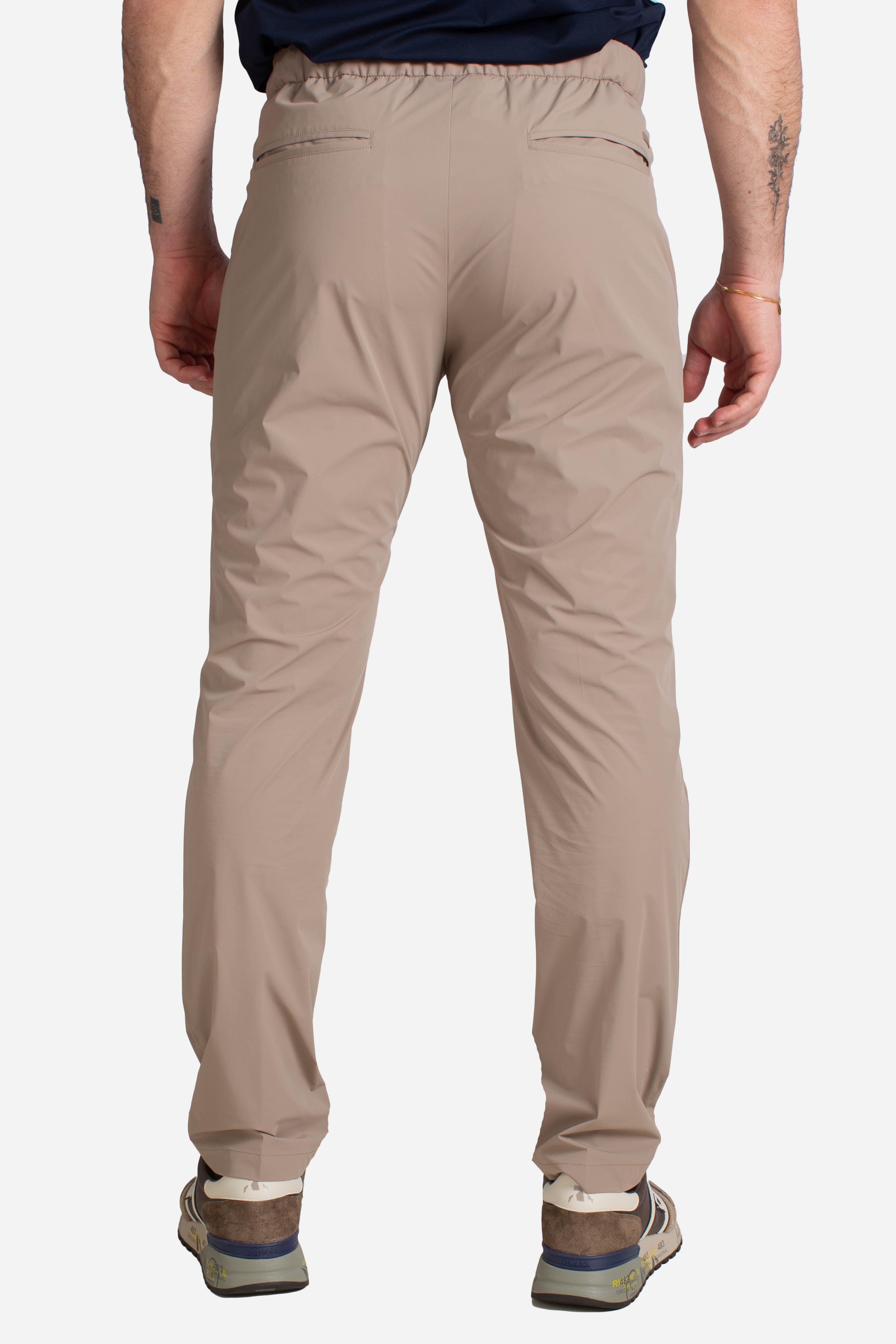Pantalone tecnico uomo tortora chiaro