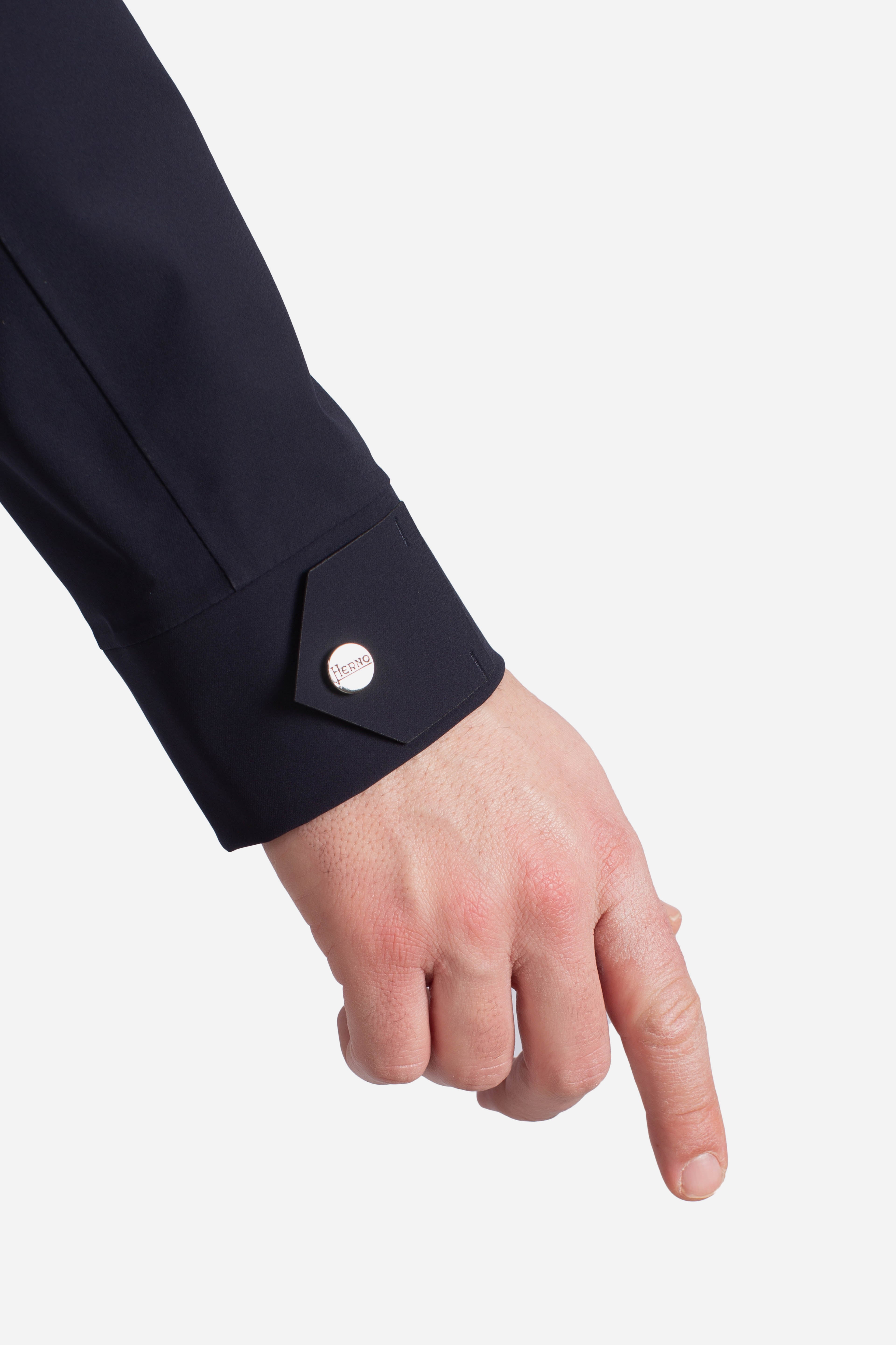 Giacca camicia tecnica blu