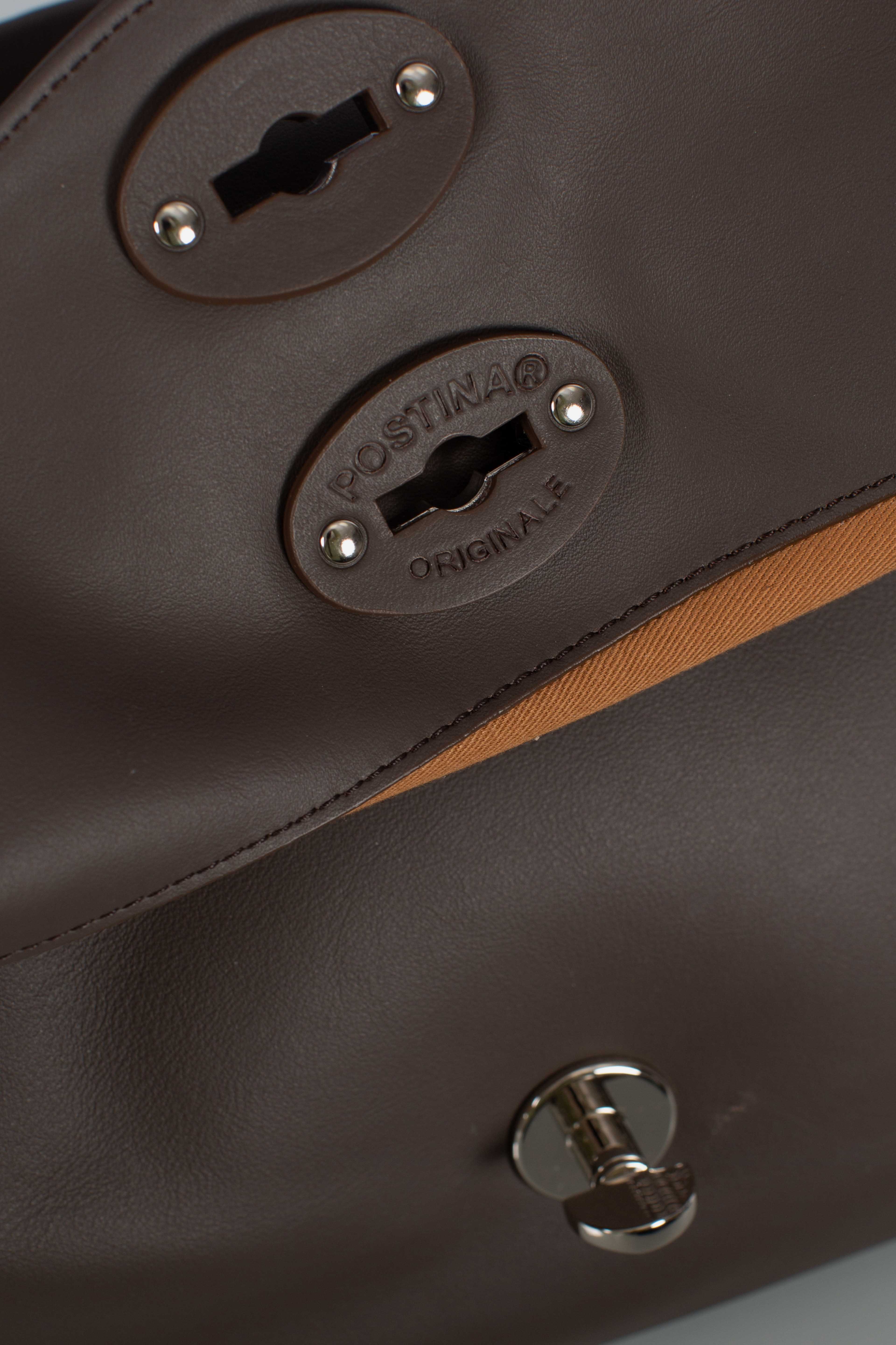 Borsa Postina S Saeta brown gianduiotto