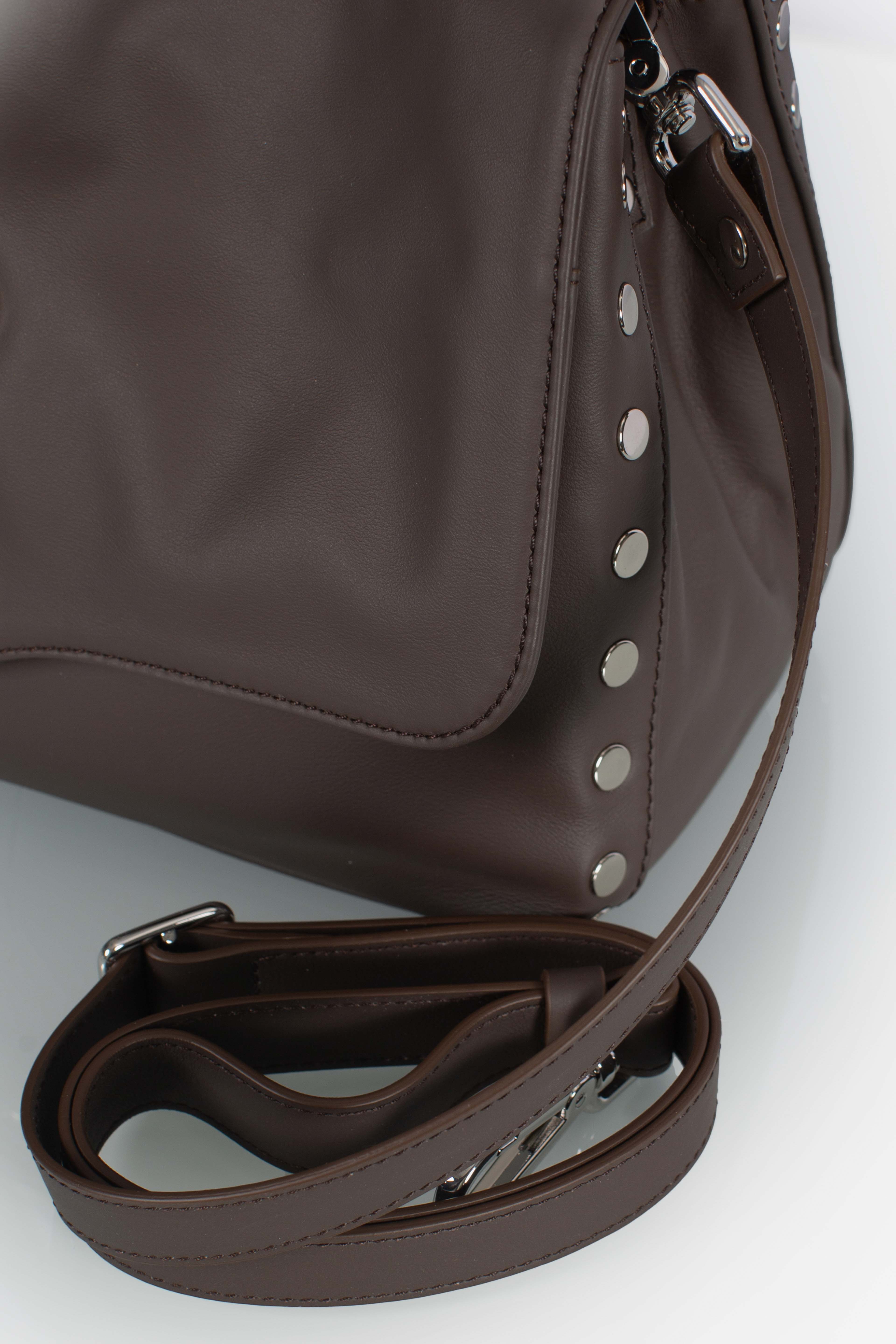 Borsa Postina S Saeta brown gianduiotto