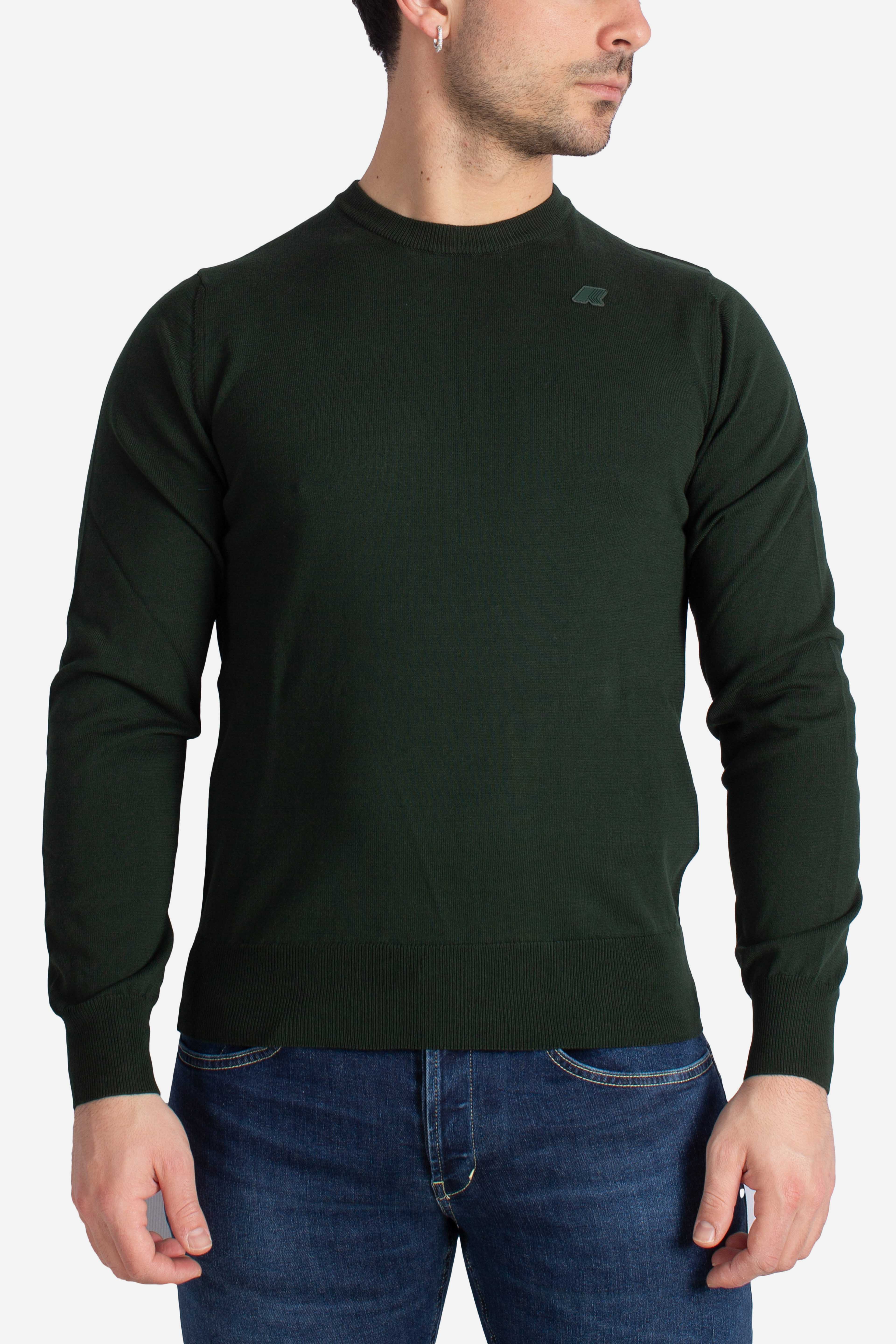 Maglia Sebastien cotton ps green deep forest