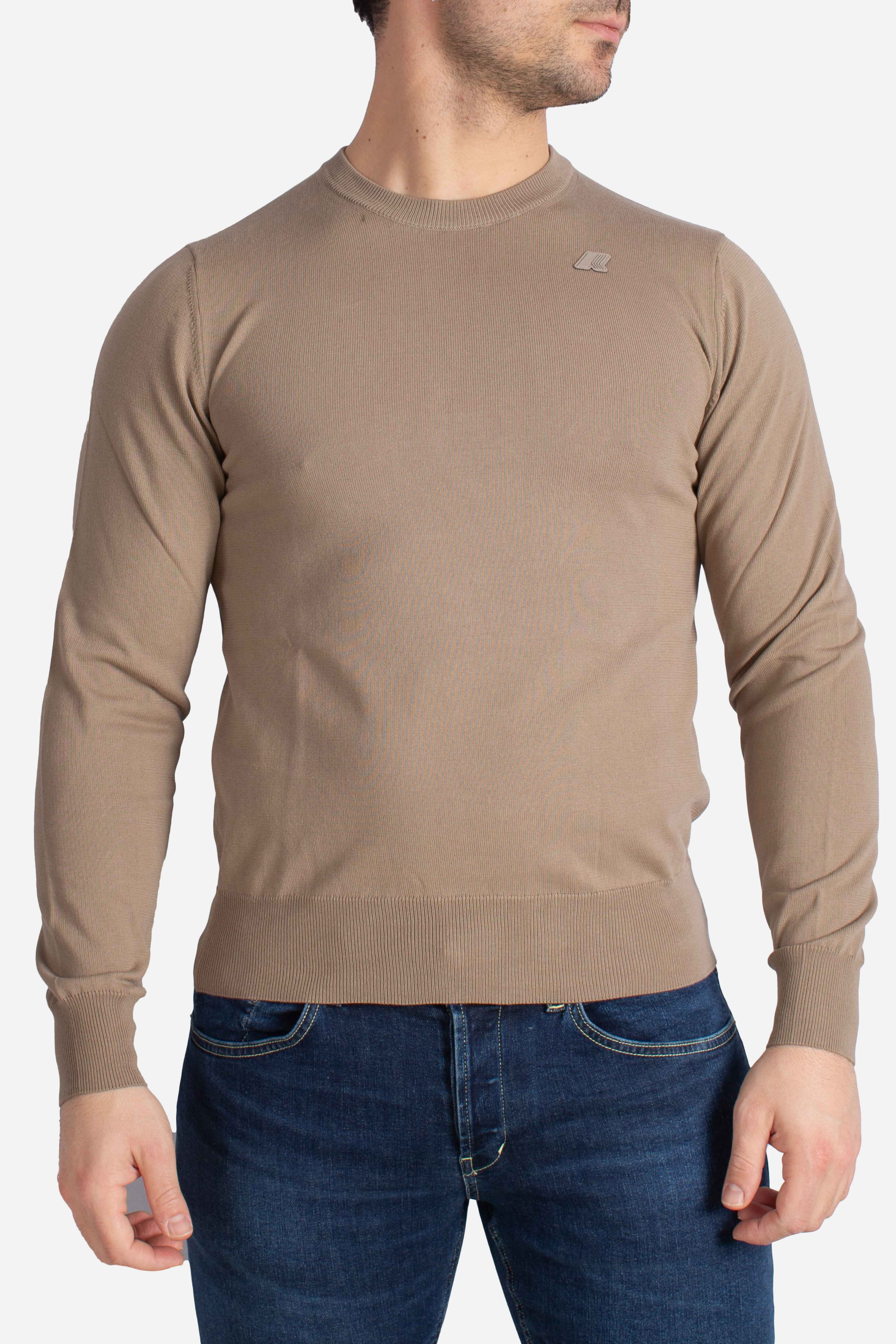Maglia Sebastien cotton ps beige taupe