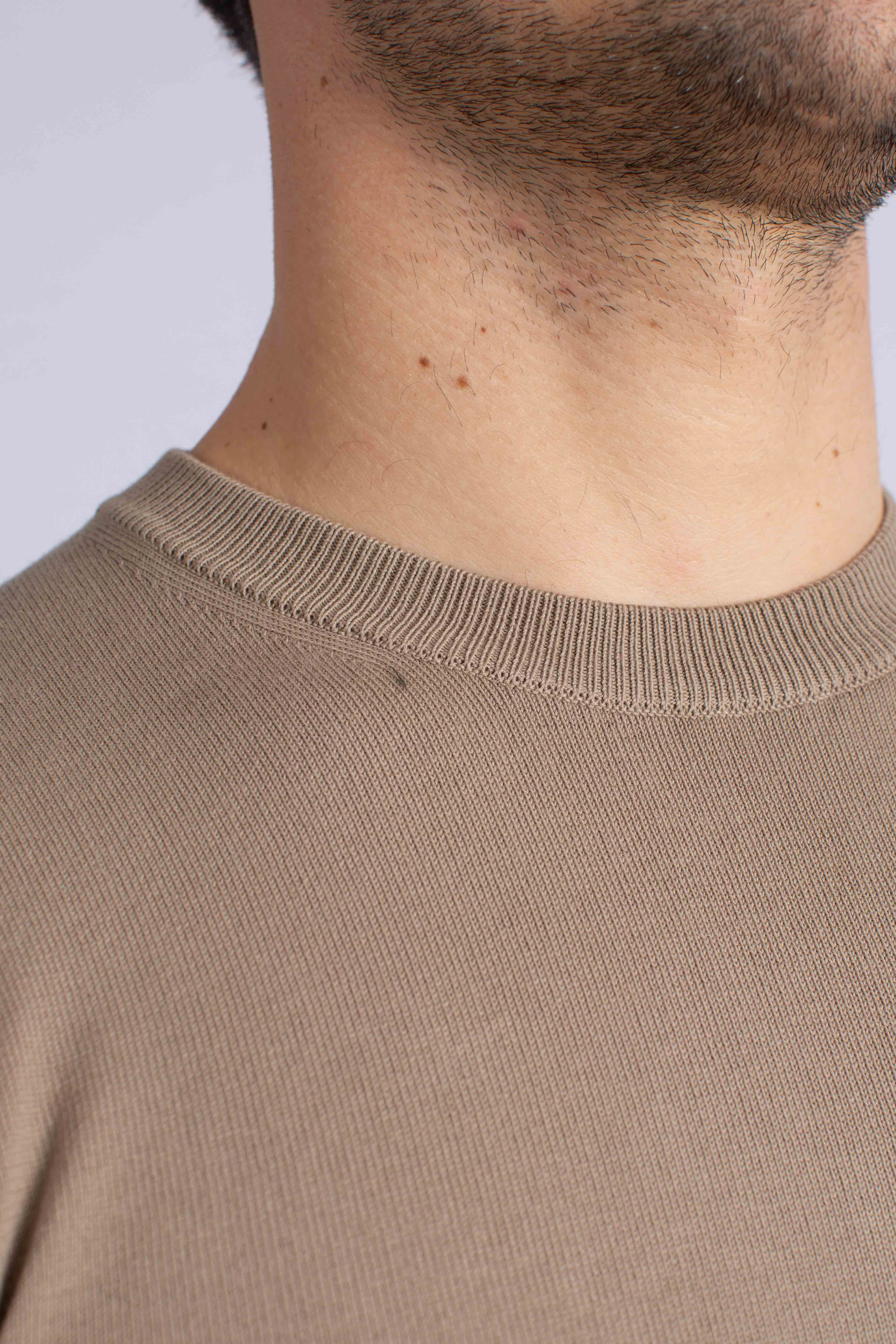 Maglia Sebastien cotton ps beige taupe