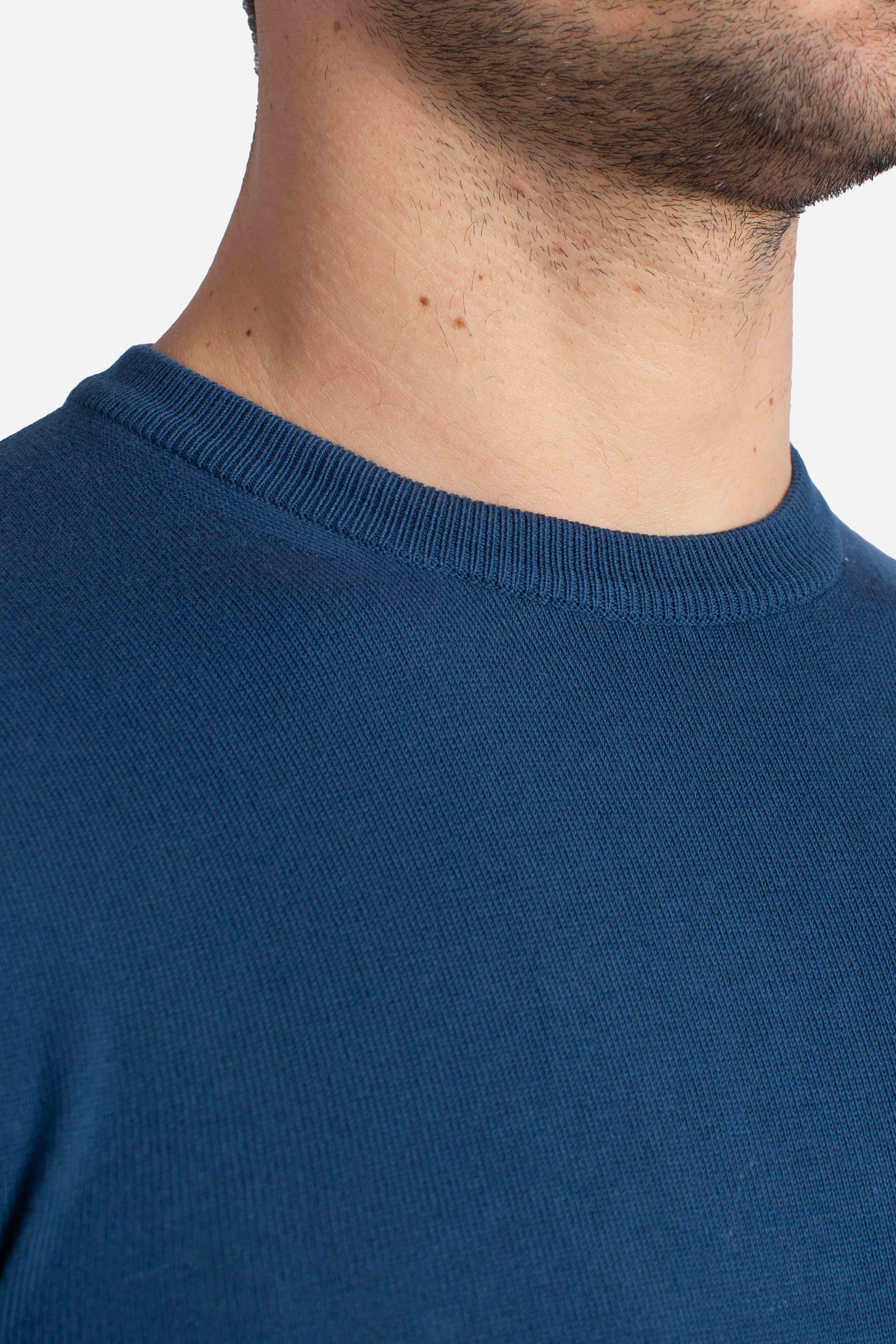 Maglia Sebastien cotton ps blue dk denim