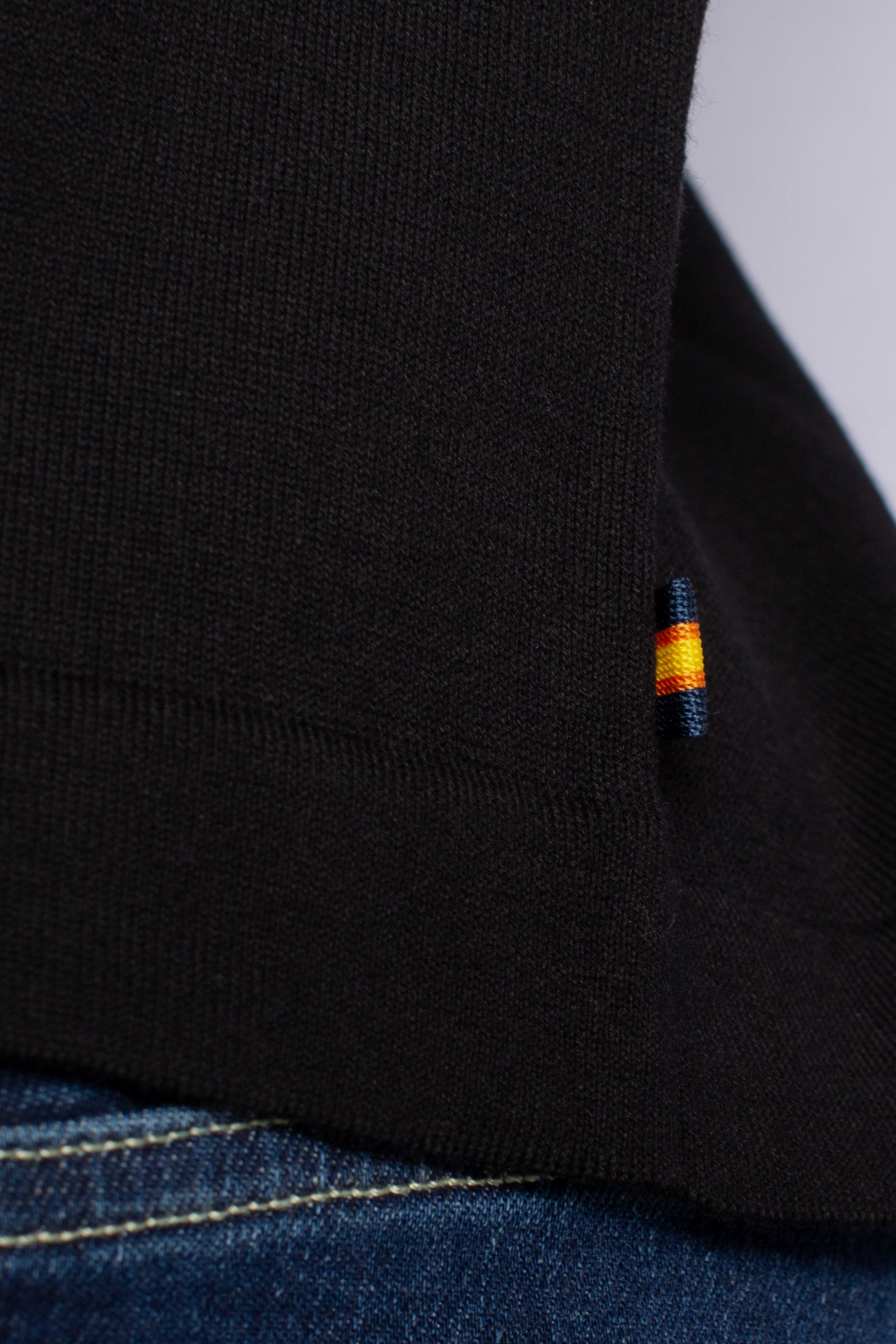 Maglia Combe in cotone black pure