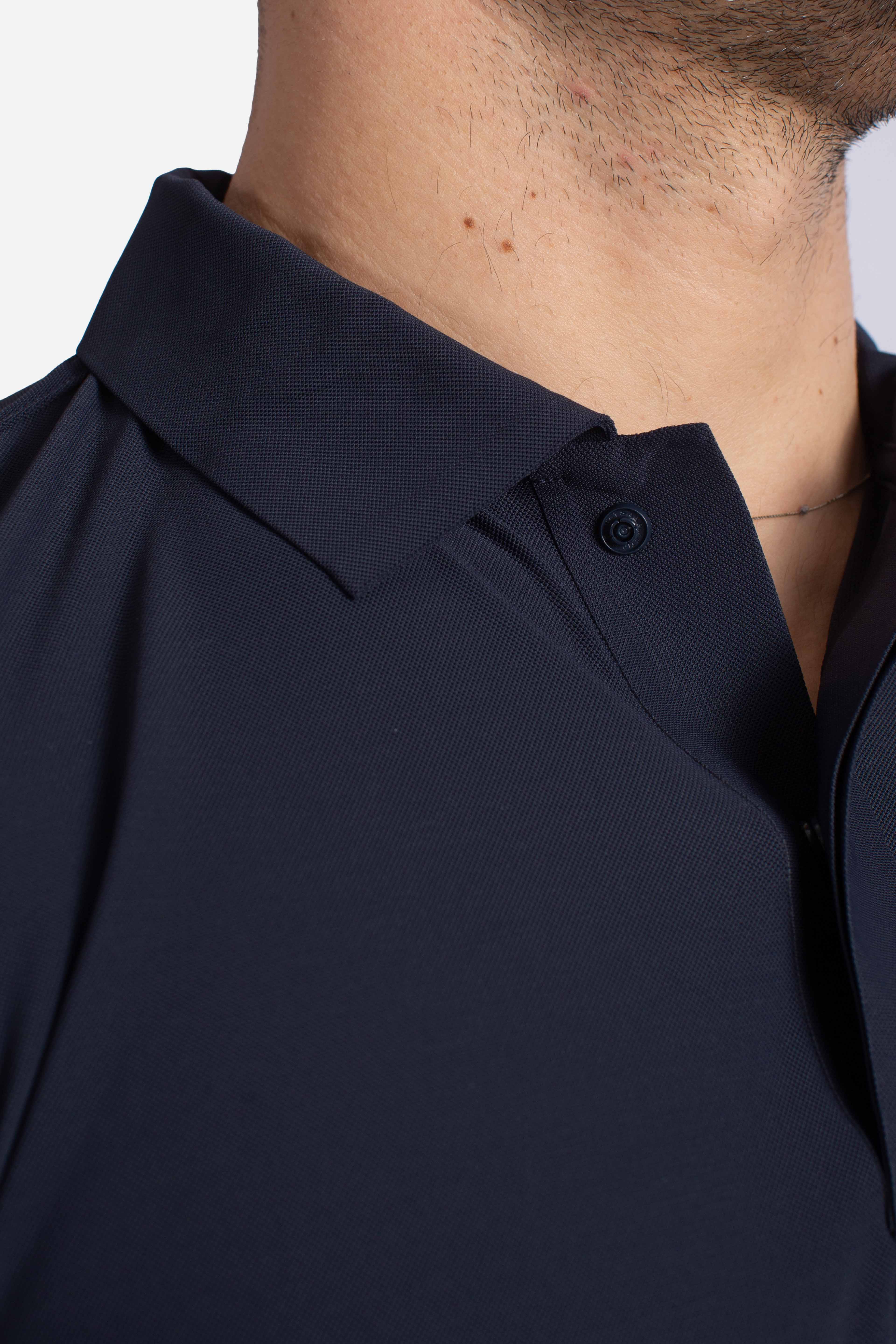 Maglia polo tecnica Swing golf blue depth bw